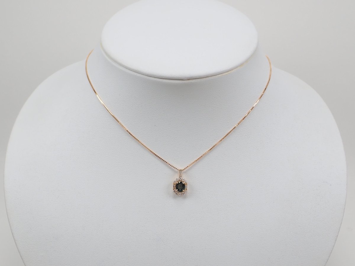 K18カラーチェンジガーネット0.533ct ペンダント(ネックレス) - カラッツSTORE