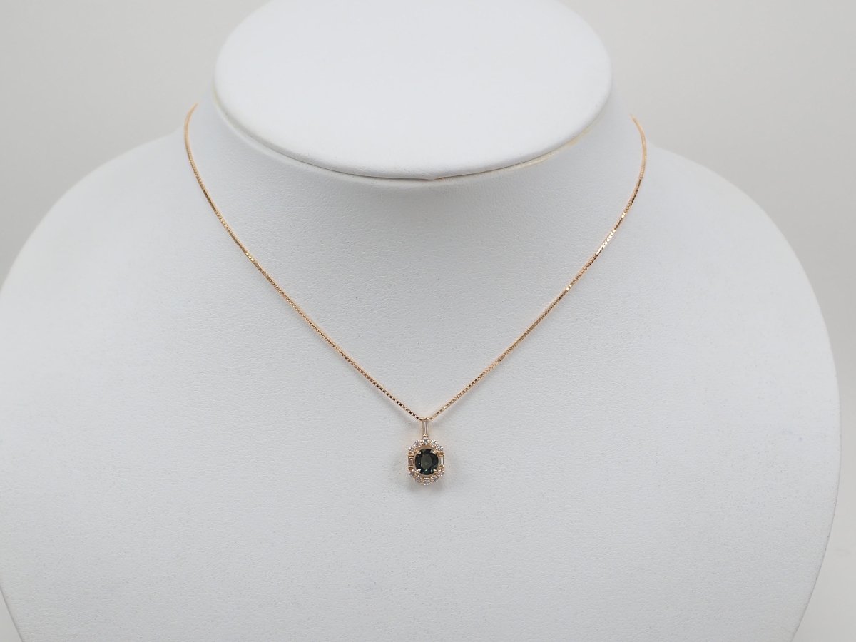 K18カラーチェンジガーネット0.533ct ペンダント(ネックレス) - カラッツSTORE