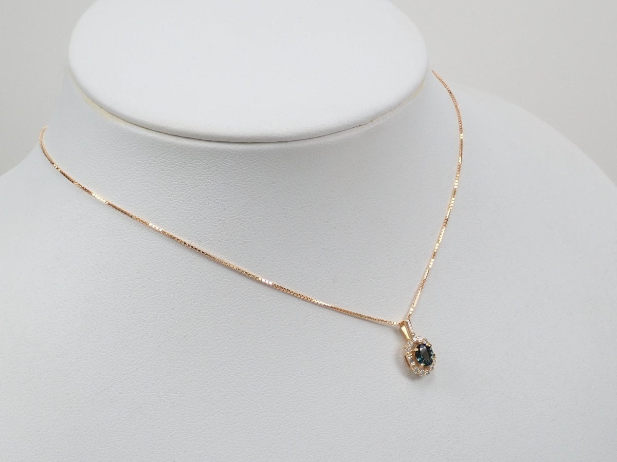 K18カラーチェンジガーネット0.533ct ペンダント(ネックレス) - カラッツSTORE