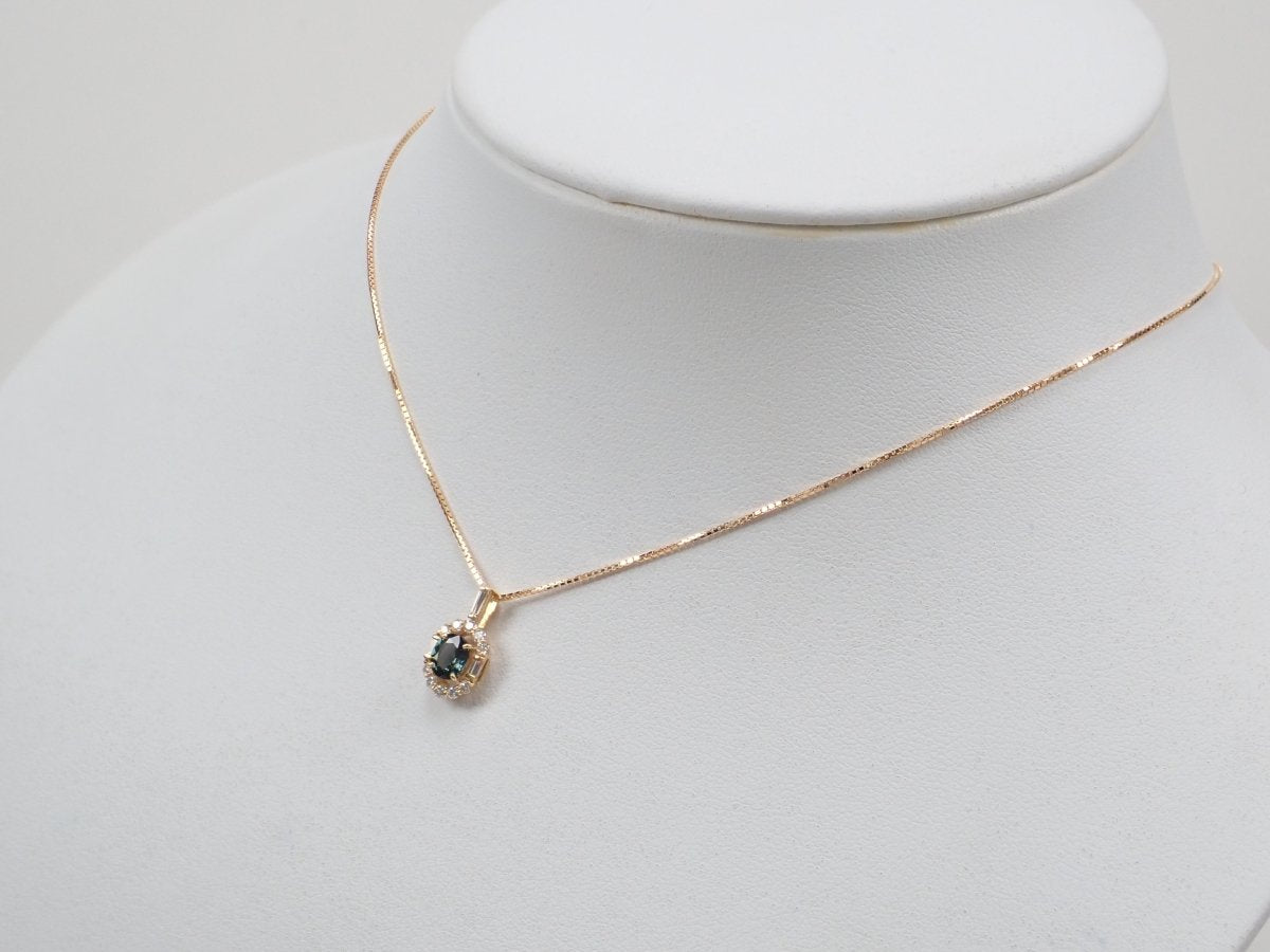 K18カラーチェンジガーネット0.533ct ペンダント(ネックレス) - カラッツSTORE