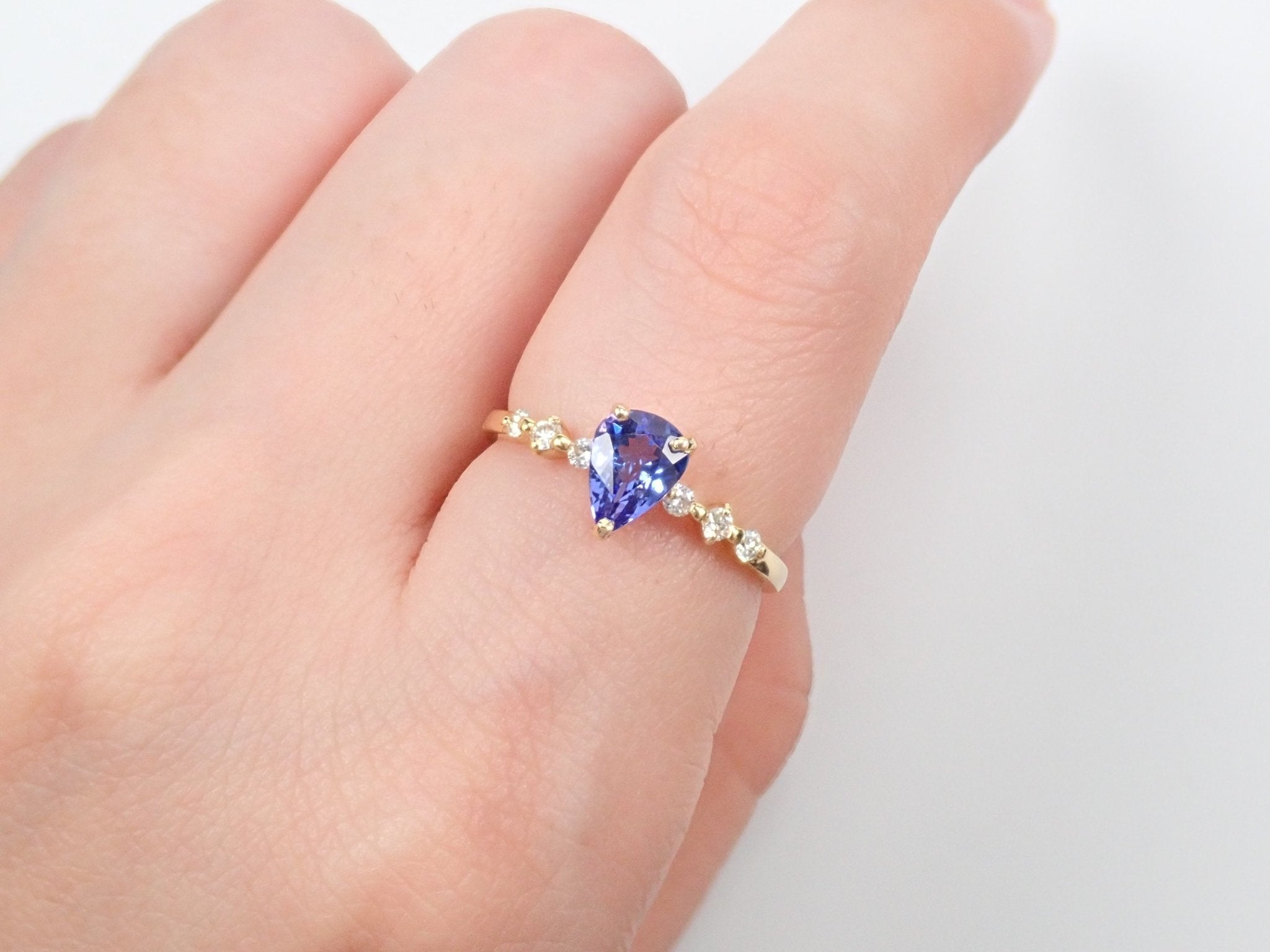 K18タンザナイト0.55ct リング - KARATZ STORE|カラッツSTORE