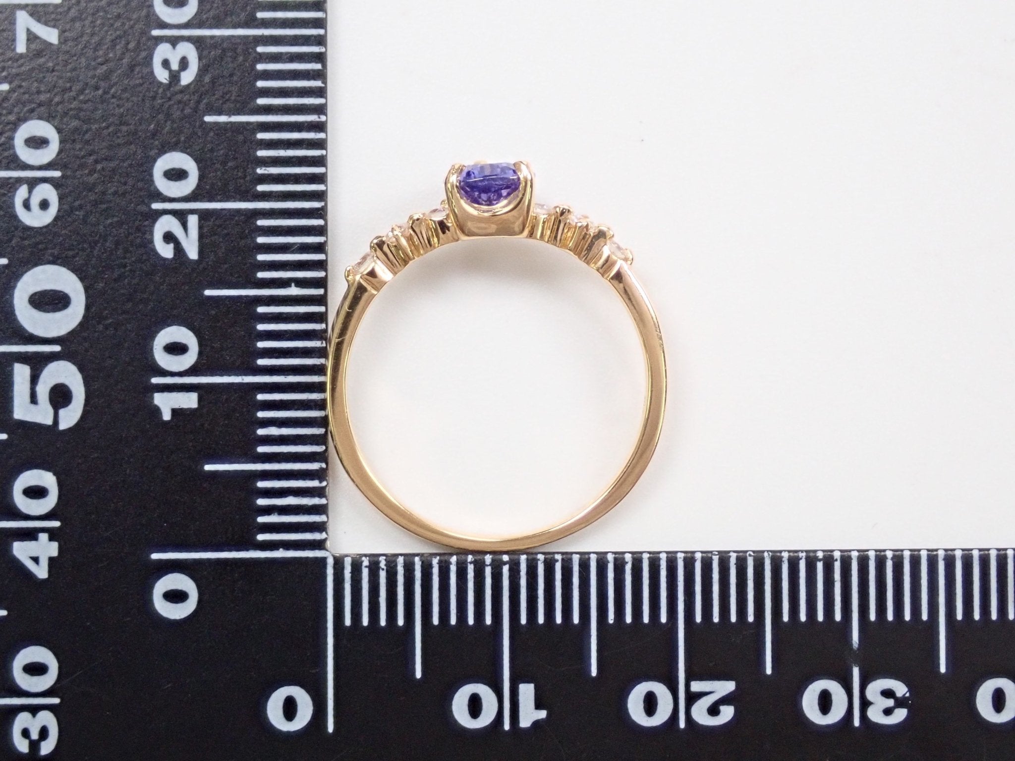 K18タンザナイト0.55ct リング - KARATZ STORE|カラッツSTORE