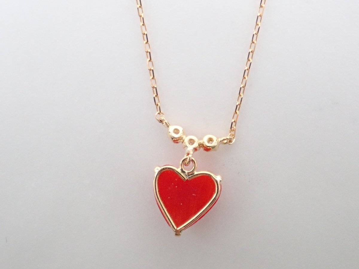 K18血赤珊瑚0.60ct ペンダント(ネックレス) - カラッツSTORE