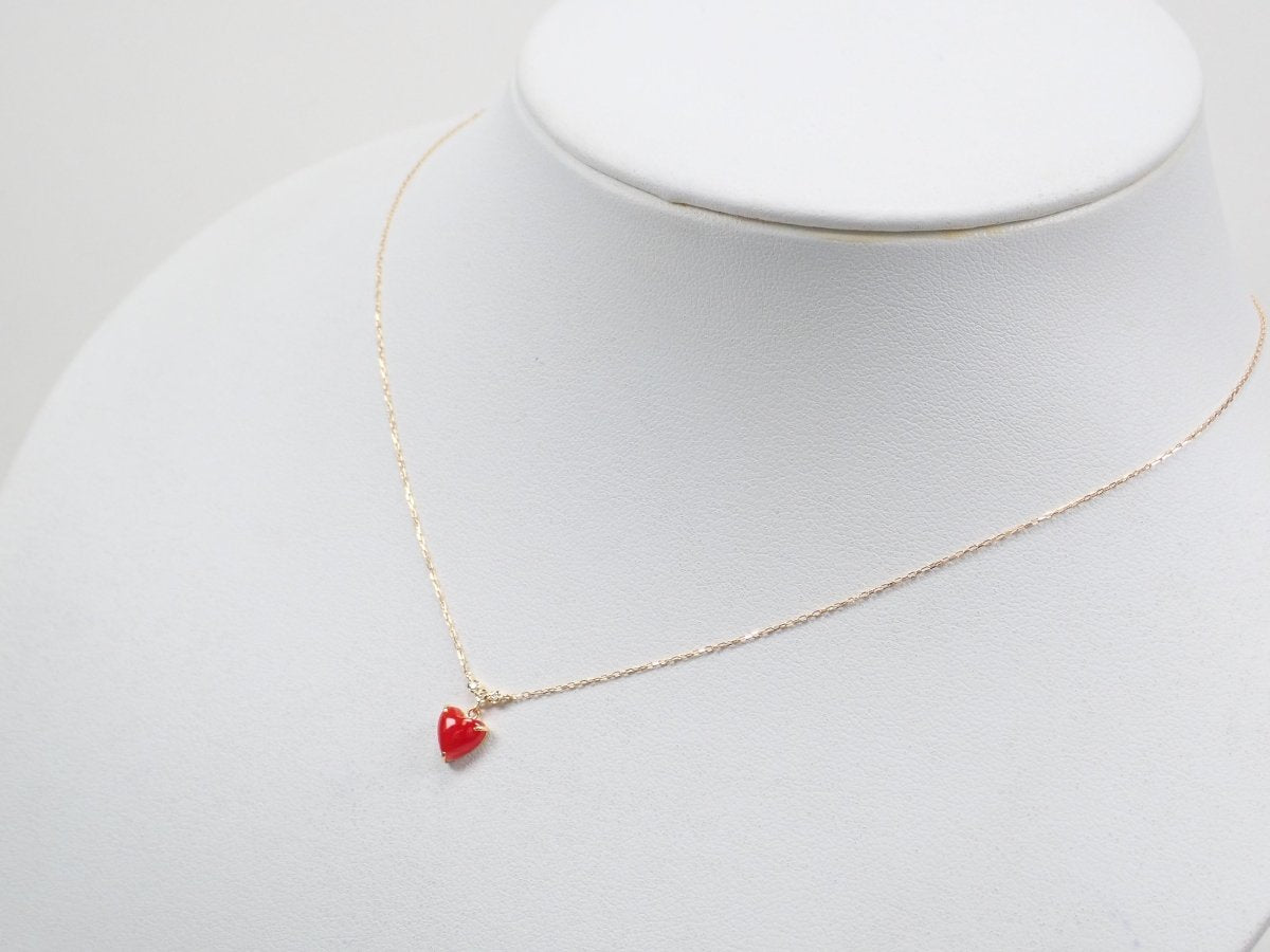 K18血赤珊瑚0.60ct ペンダント(ネックレス) - カラッツSTORE