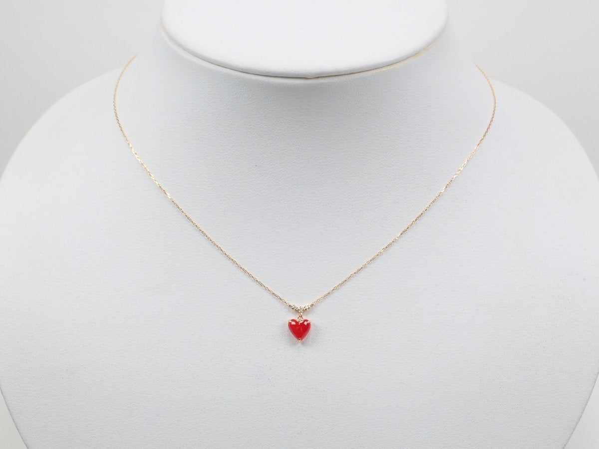 K18血赤珊瑚0.60ct ペンダント(ネックレス) - カラッツSTORE