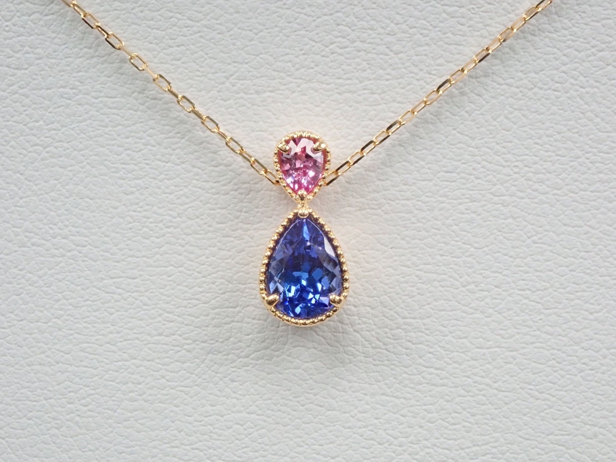 K18タンザナイト0.62ct ペンダント(ネックレス) - KARATZ STORE|カラッツSTORE