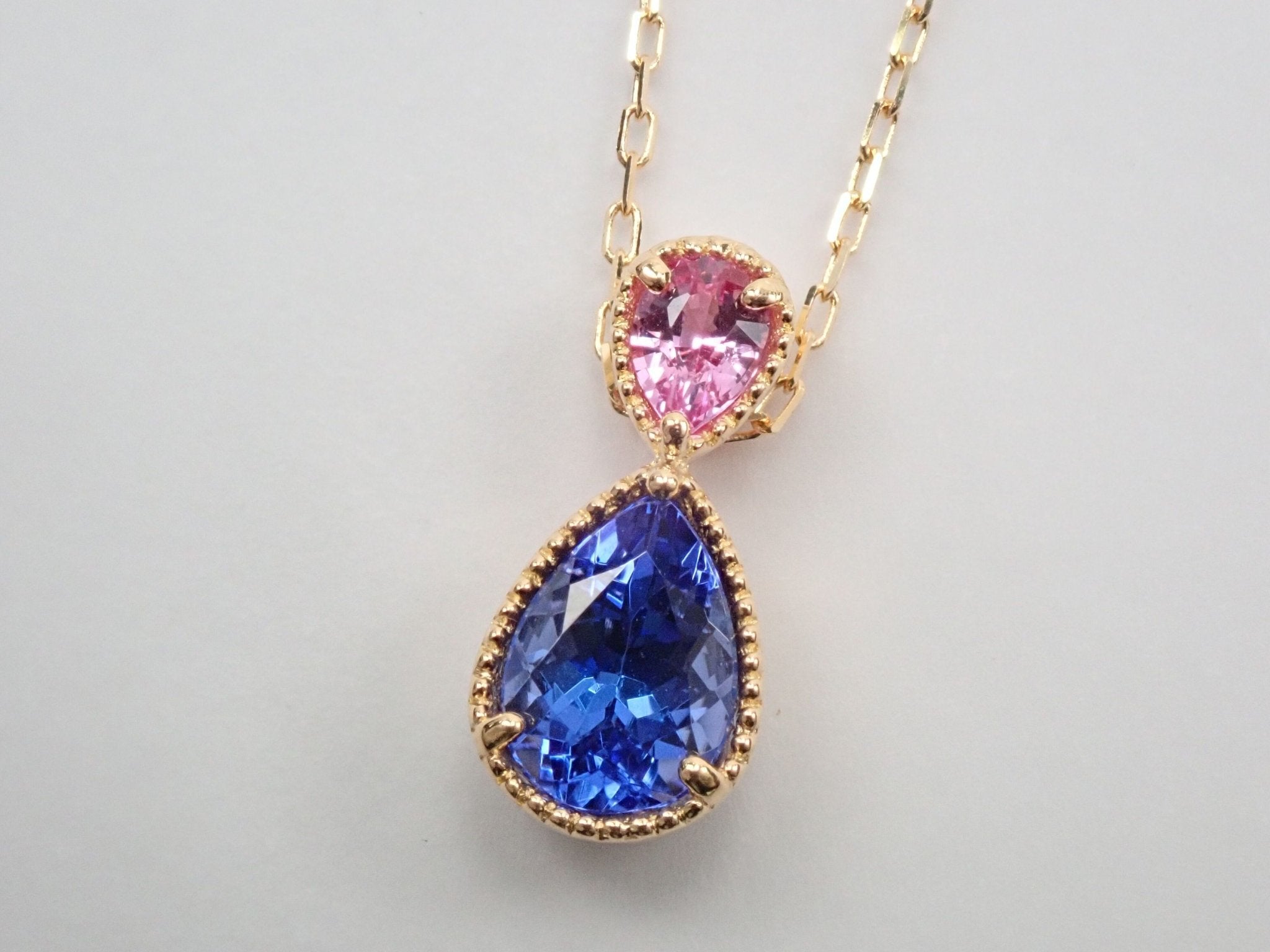 K18タンザナイト0.62ct ペンダント(ネックレス) - KARATZ STORE|カラッツSTORE