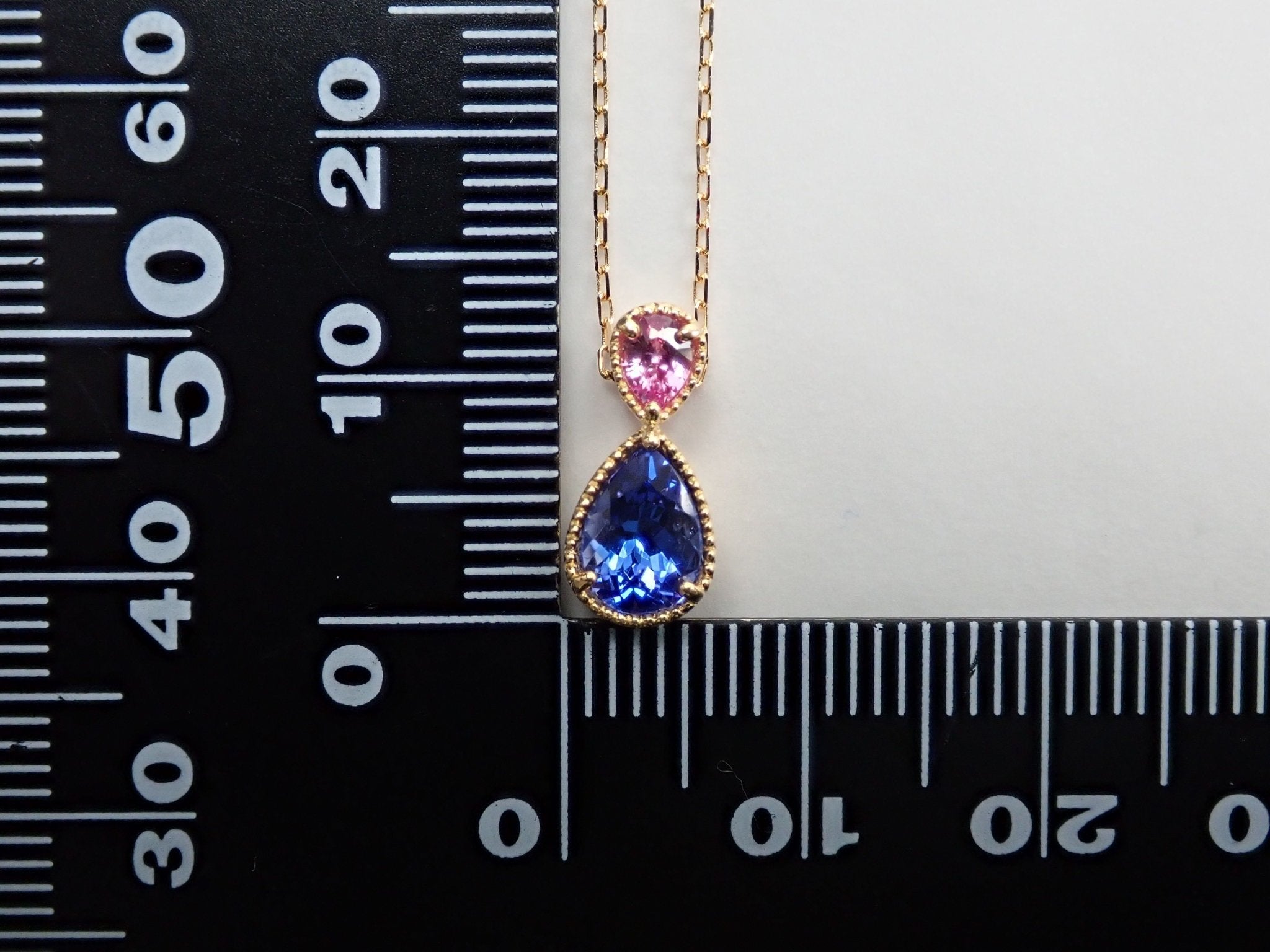 K18タンザナイト0.62ct ペンダント(ネックレス) - KARATZ STORE|カラッツSTORE
