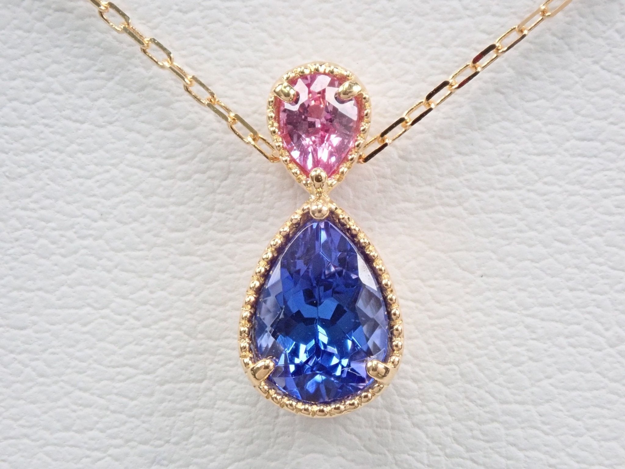 K18タンザナイト0.62ct ペンダント(ネックレス) - KARATZ STORE|カラッツSTORE