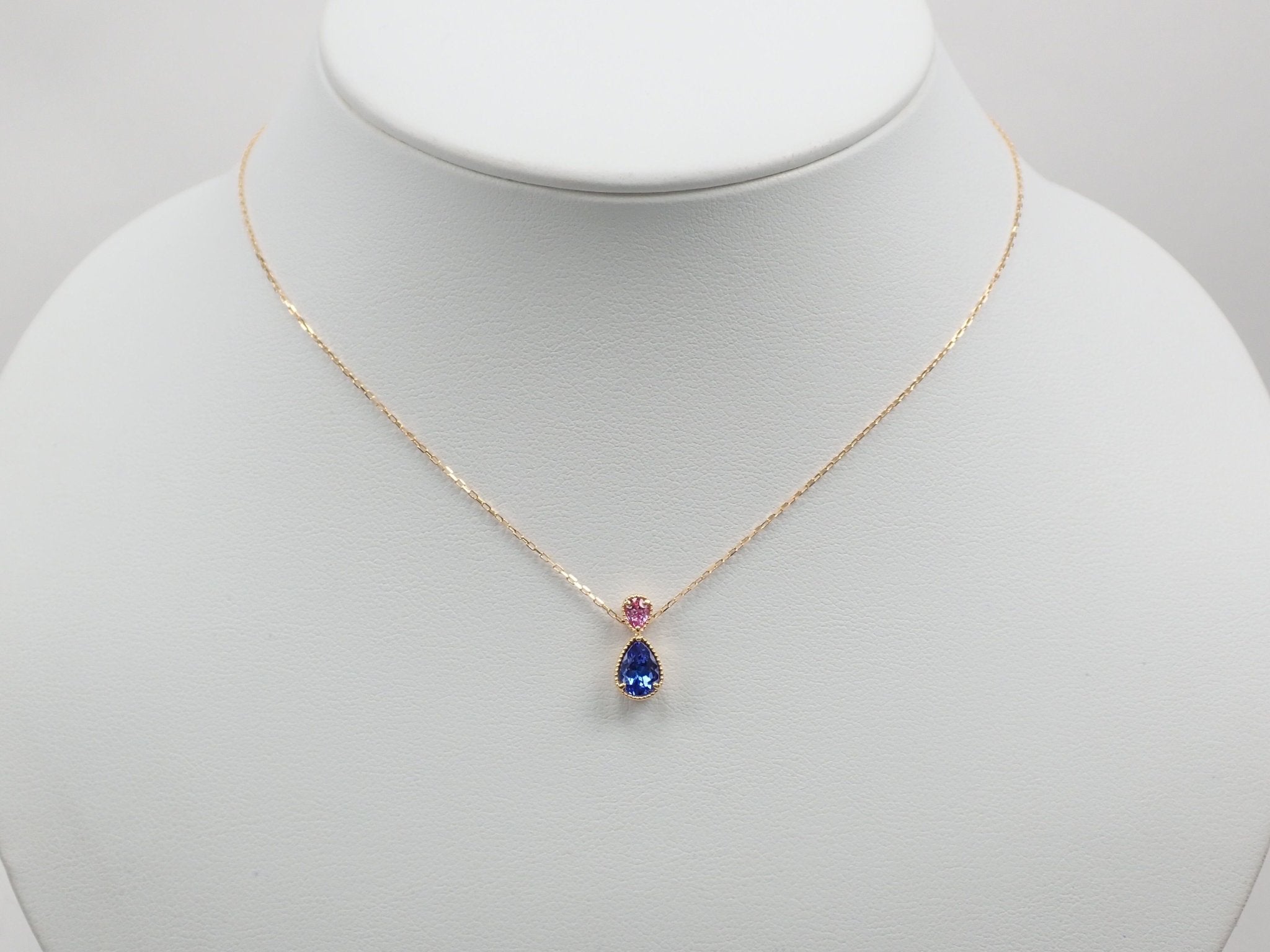 K18タンザナイト0.62ct ペンダント(ネックレス) - KARATZ STORE|カラッツSTORE