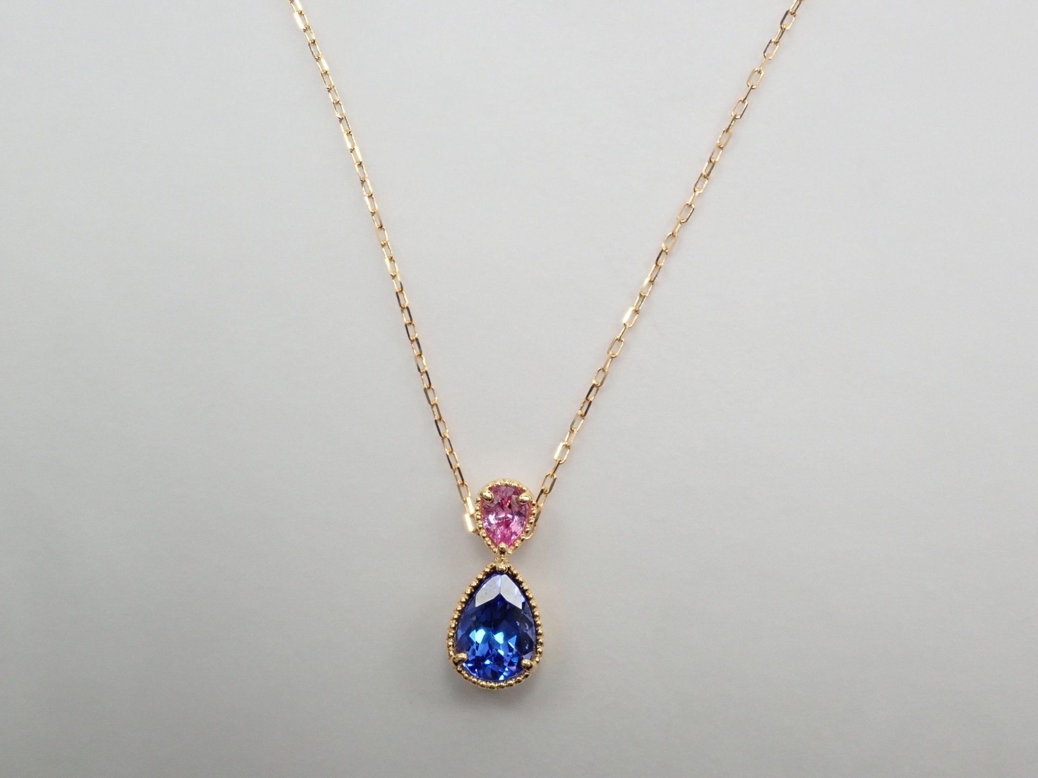 K18タンザナイト0.62ct ペンダント(ネックレス) - KARATZ STORE|カラッツSTORE