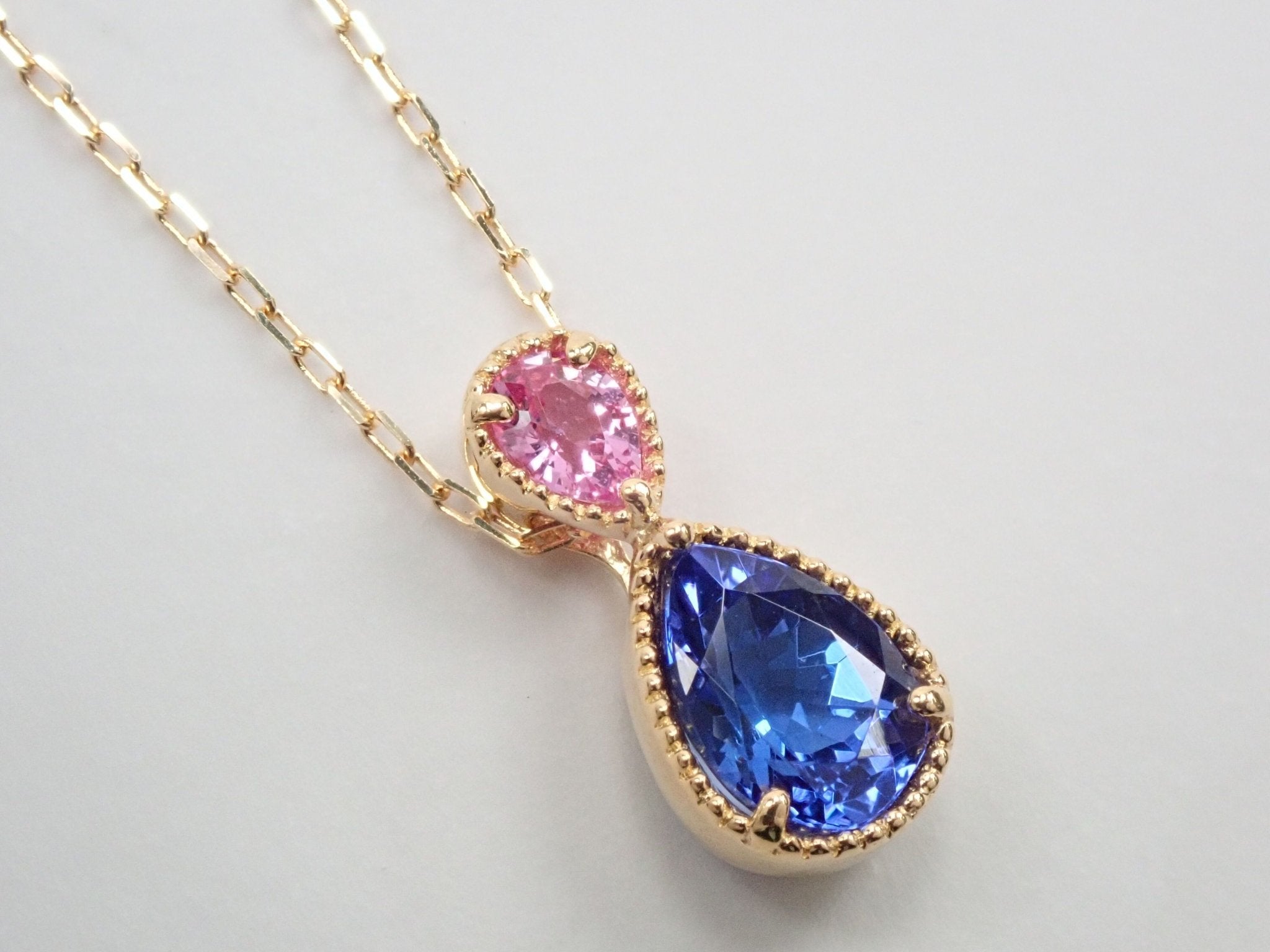 K18タンザナイト0.62ct ペンダント(ネックレス) - KARATZ STORE|カラッツSTORE