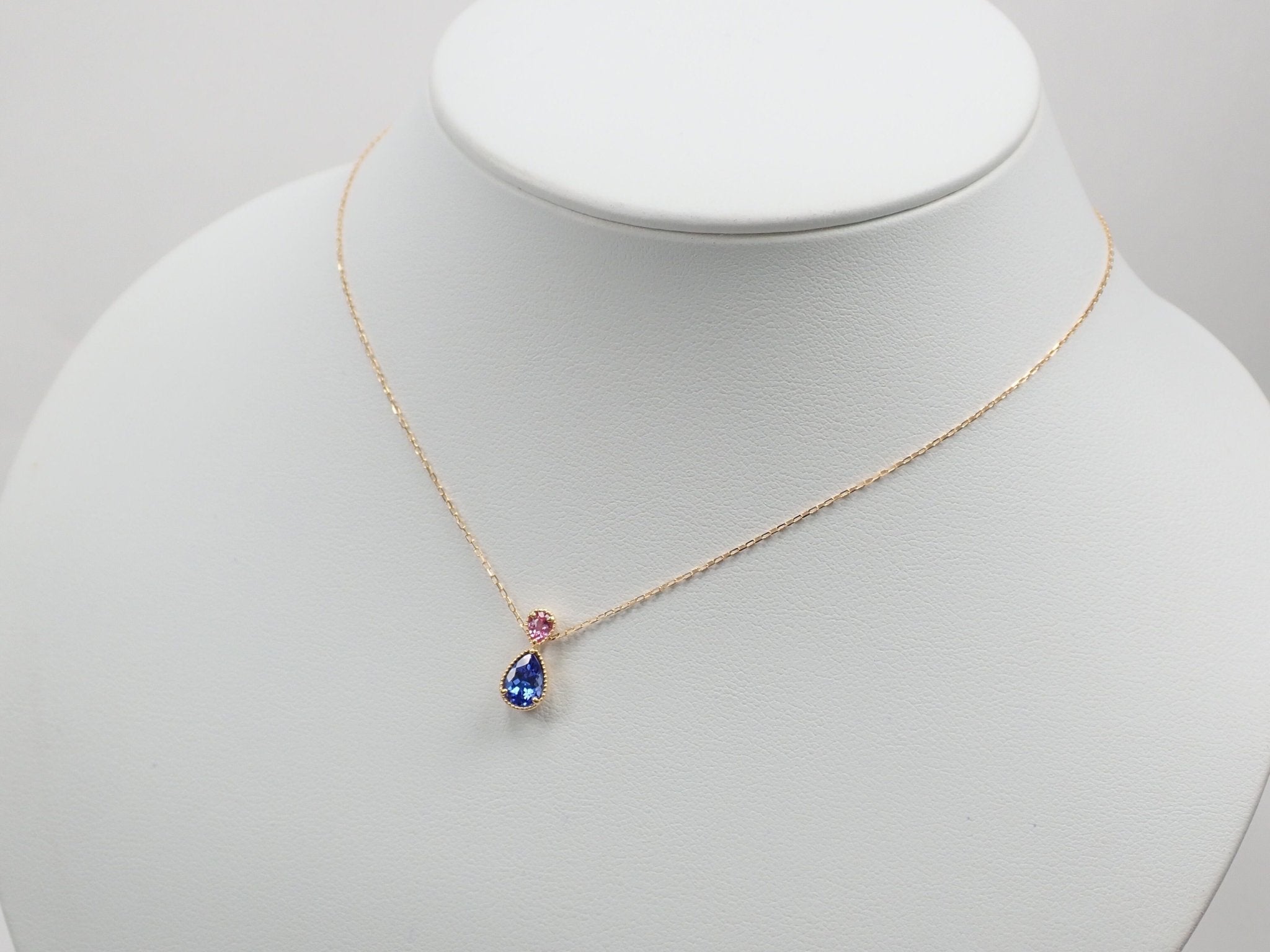 K18タンザナイト0.62ct ペンダント(ネックレス) - KARATZ STORE|カラッツSTORE