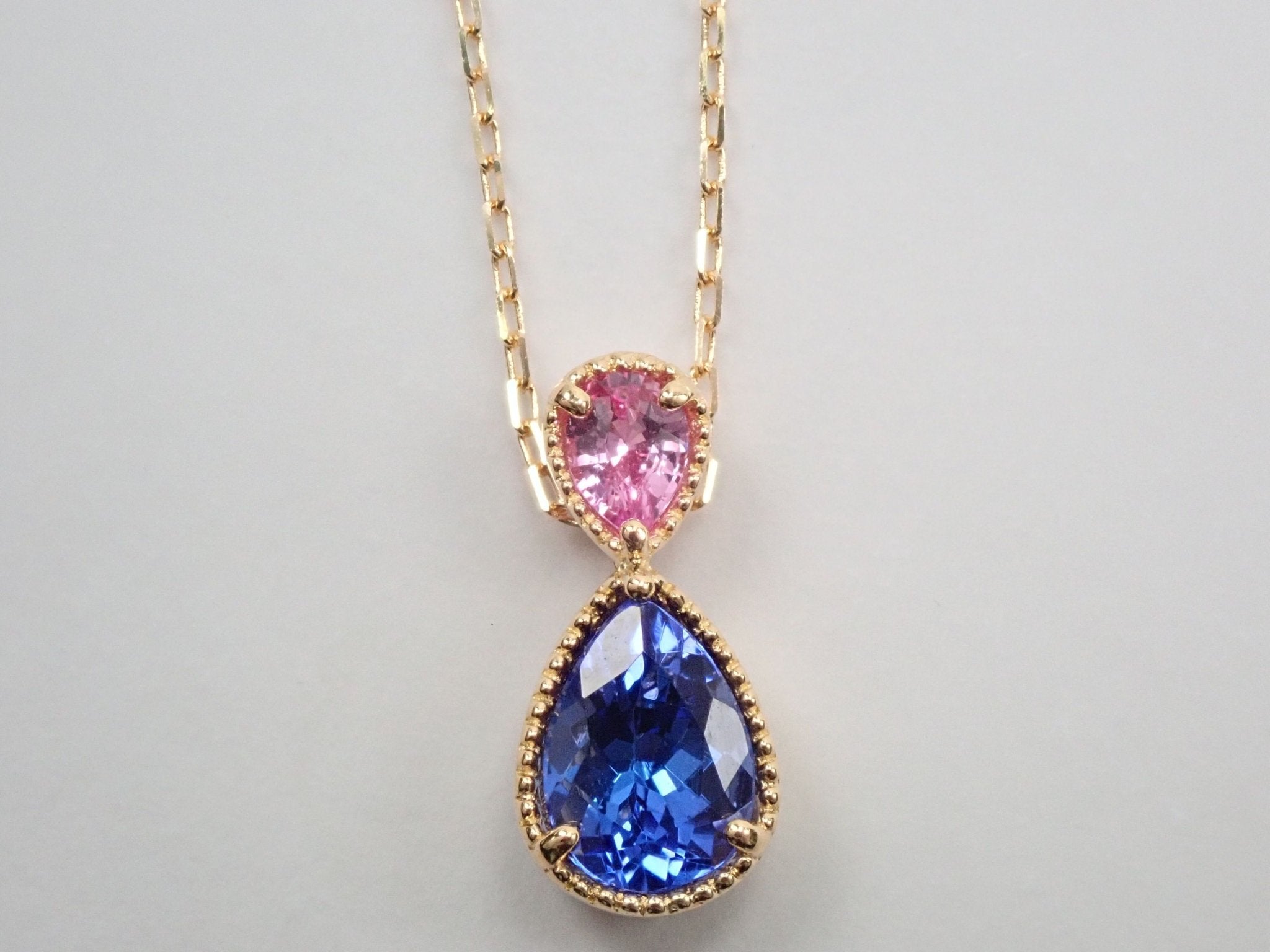K18タンザナイト0.62ct ペンダント(ネックレス) - KARATZ STORE|カラッツSTORE