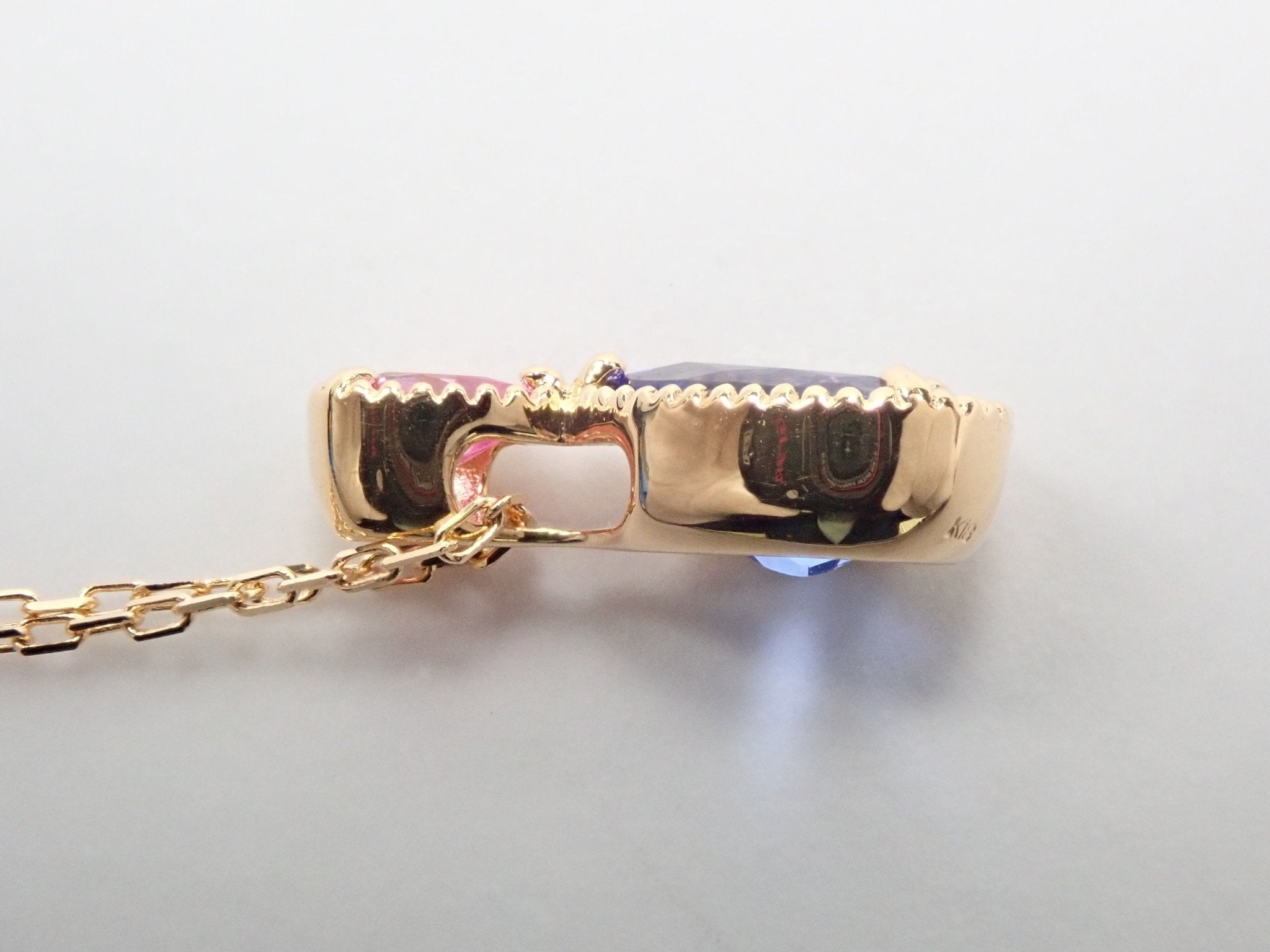K18タンザナイト0.62ct ペンダント(ネックレス) - KARATZ STORE|カラッツSTORE