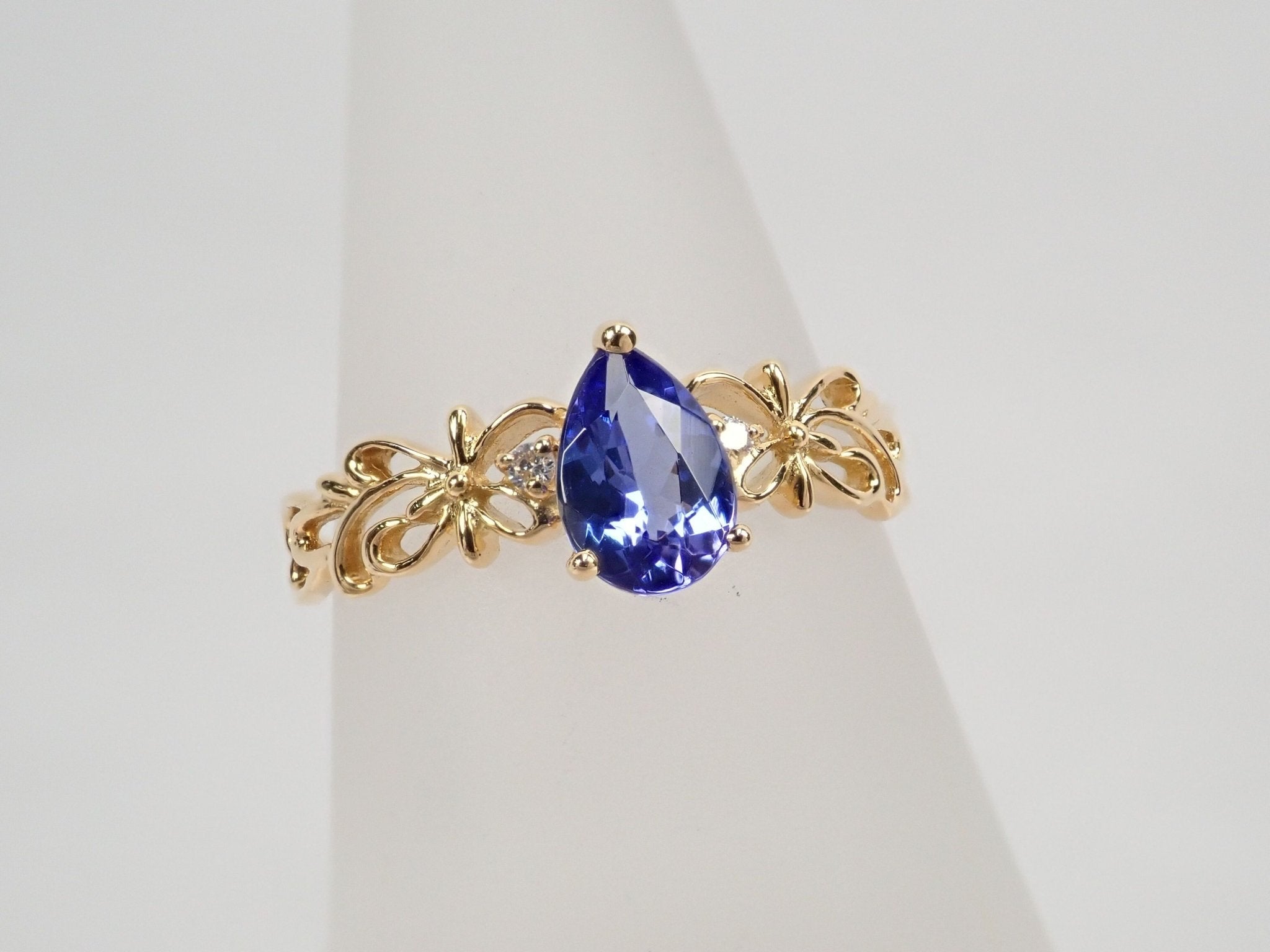 K18タンザナイト0.64ct ダイヤモンドリング - KARATZ STORE|カラッツSTORE