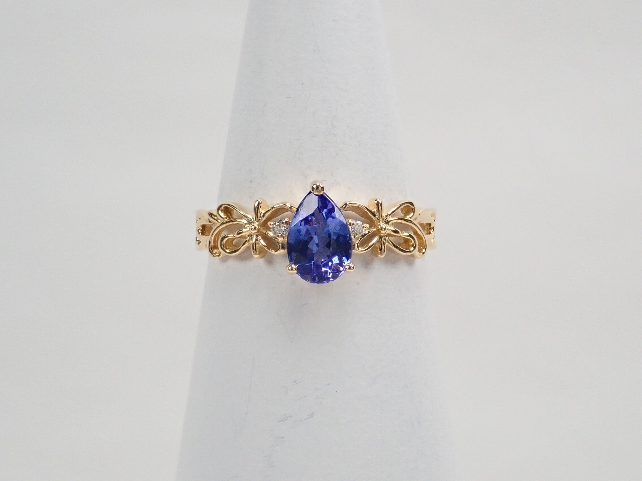 K18タンザナイト0.64ct ダイヤモンドリング - KARATZ STORE|カラッツSTORE