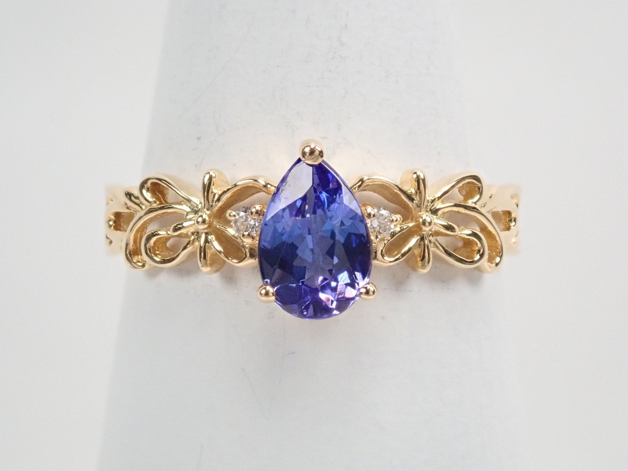 K18タンザナイト0.64ct ダイヤモンドリング - KARATZ STORE|カラッツSTORE