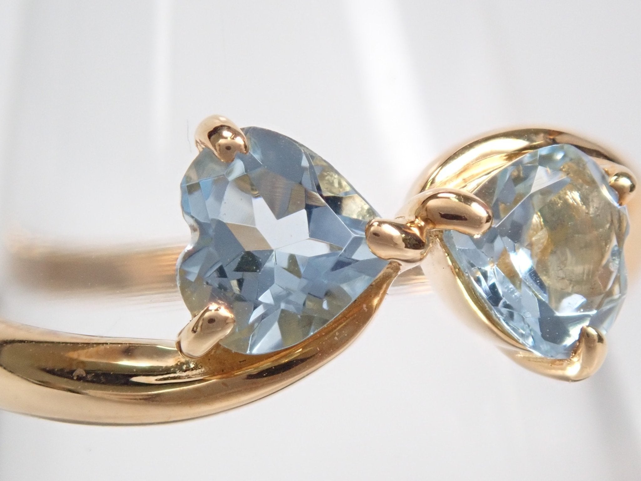 K18アクアマリン0.65ct リング - KARATZ STORE|カラッツSTORE