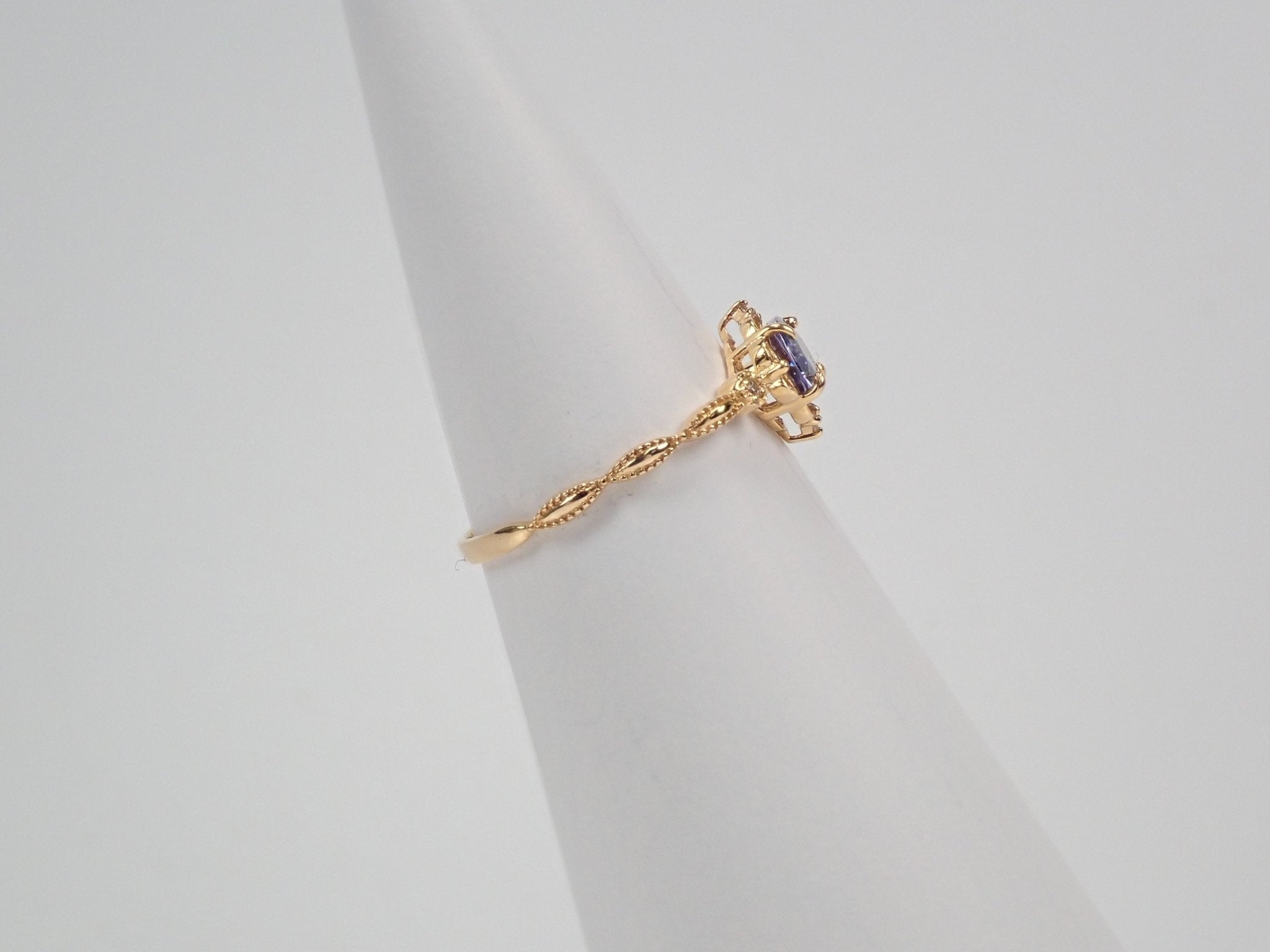 K18タンザナイト0.65ct リング - KARATZ STORE|カラッツSTORE