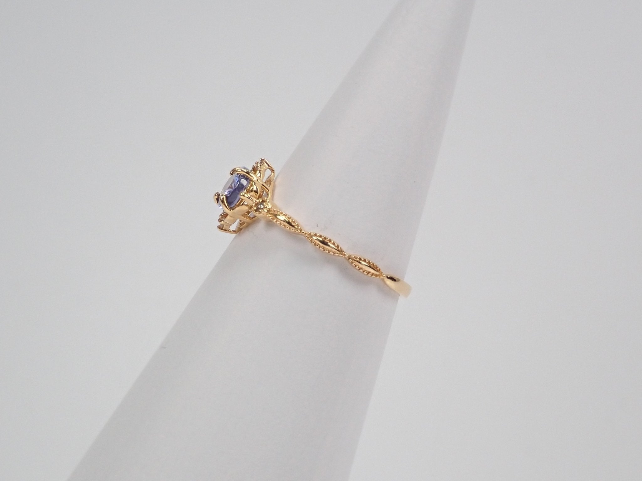 K18タンザナイト0.65ct リング - KARATZ STORE|カラッツSTORE