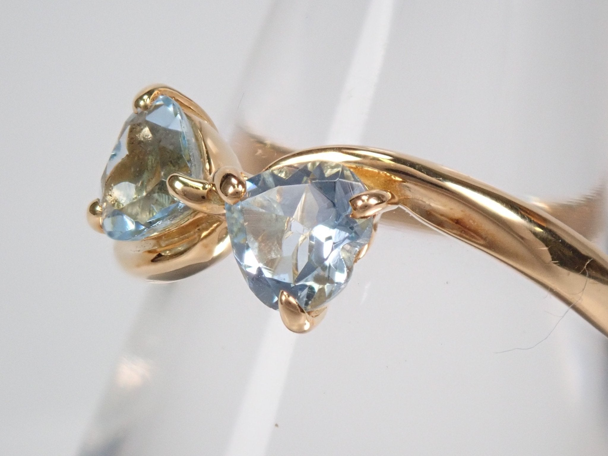 K18アクアマリン0.65ct リング - KARATZ STORE|カラッツSTORE