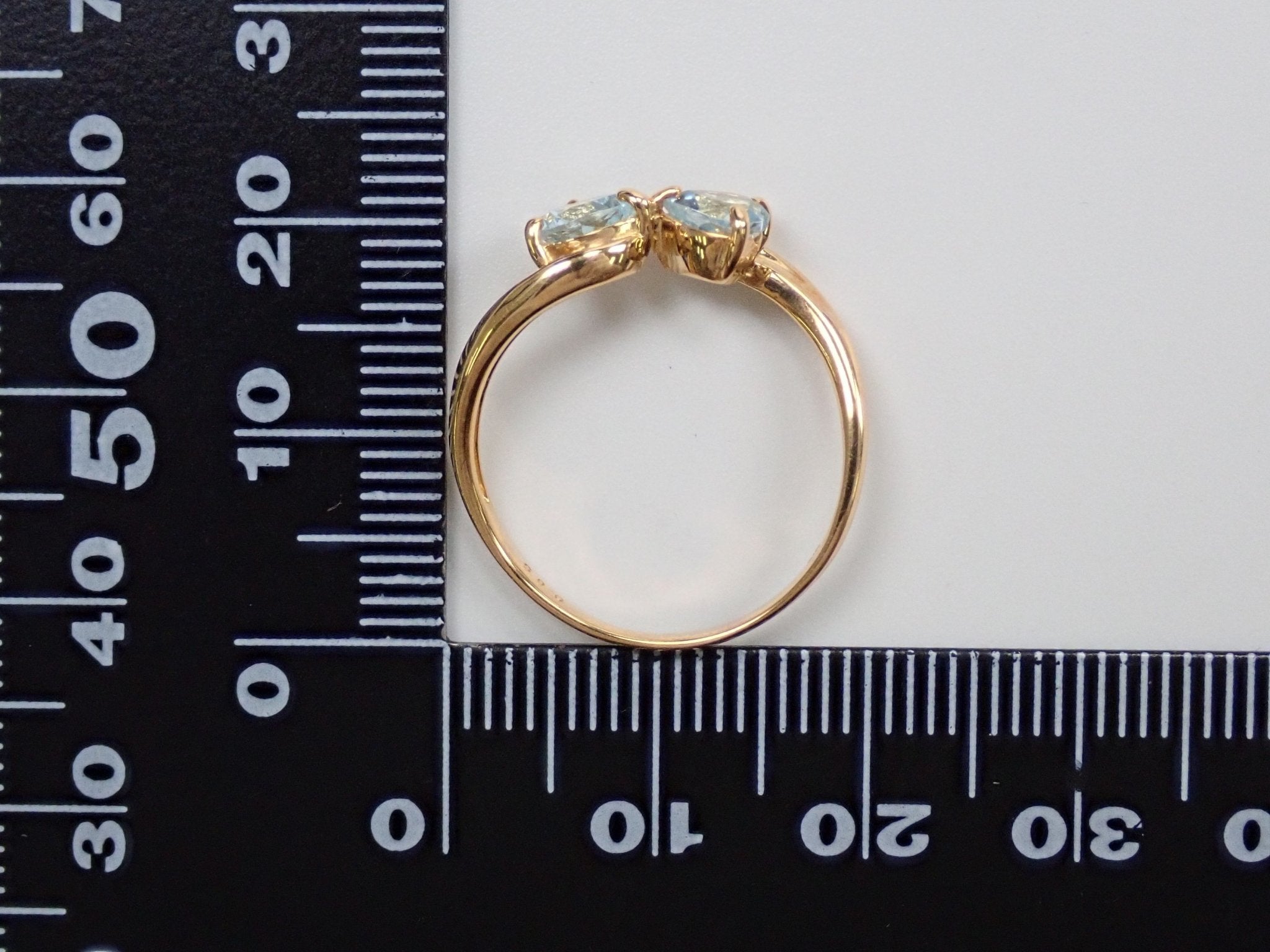 K18アクアマリン0.65ct リング - KARATZ STORE|カラッツSTORE