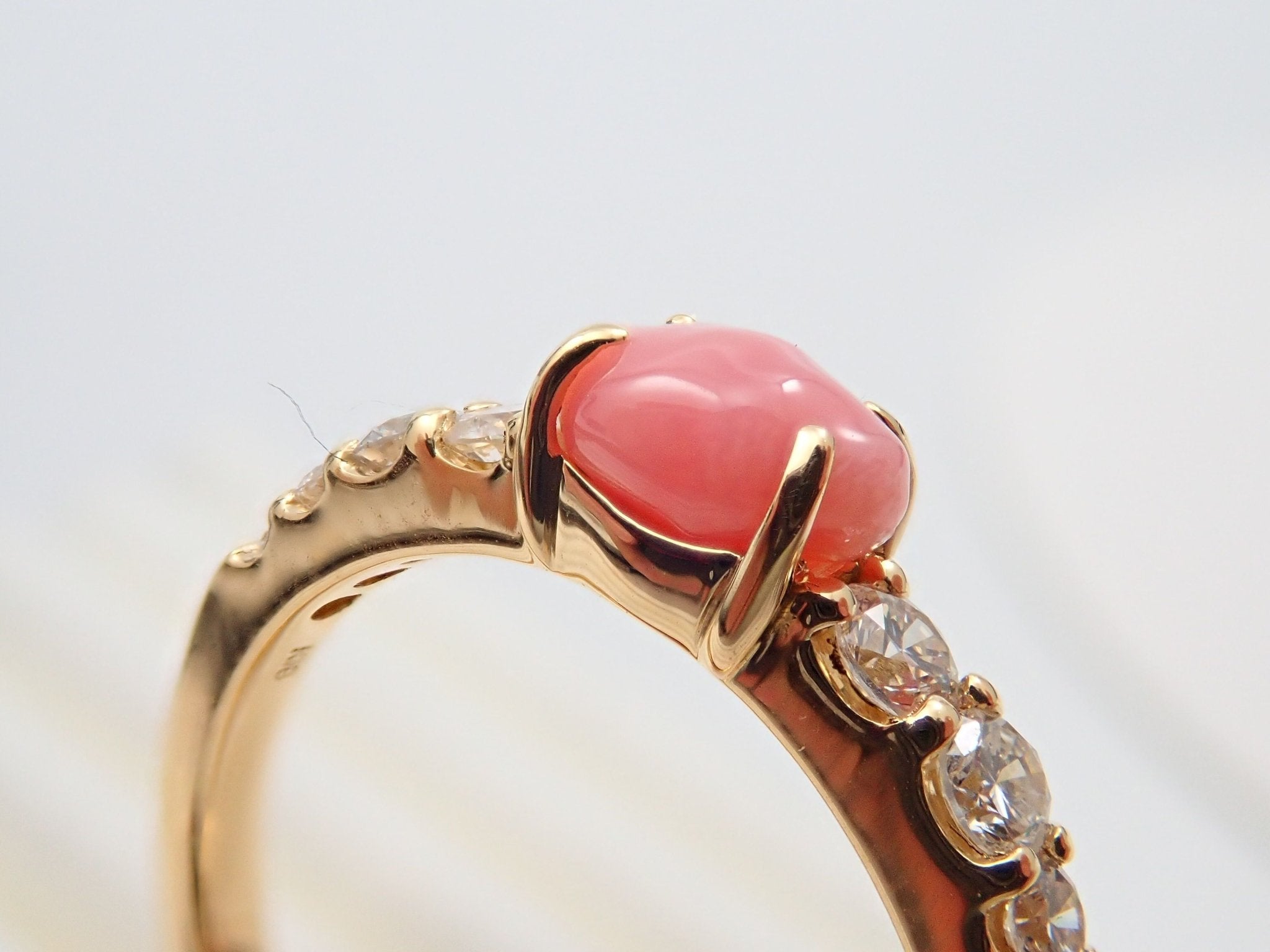 K18コンクパール0.701ct リング - KARATZ STORE|カラッツSTORE