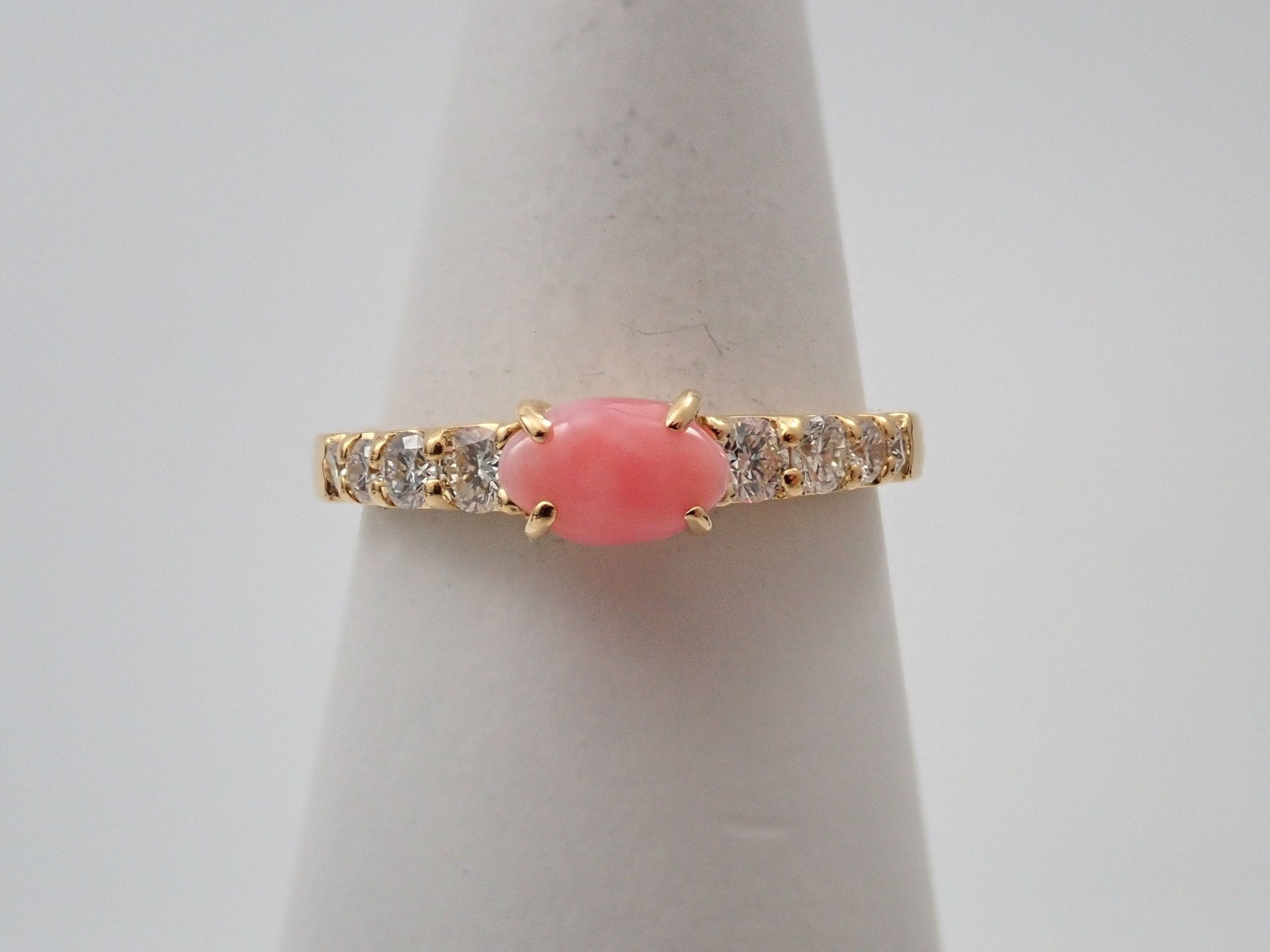 K18コンクパール0.701ct リング - KARATZ STORE|カラッツSTORE