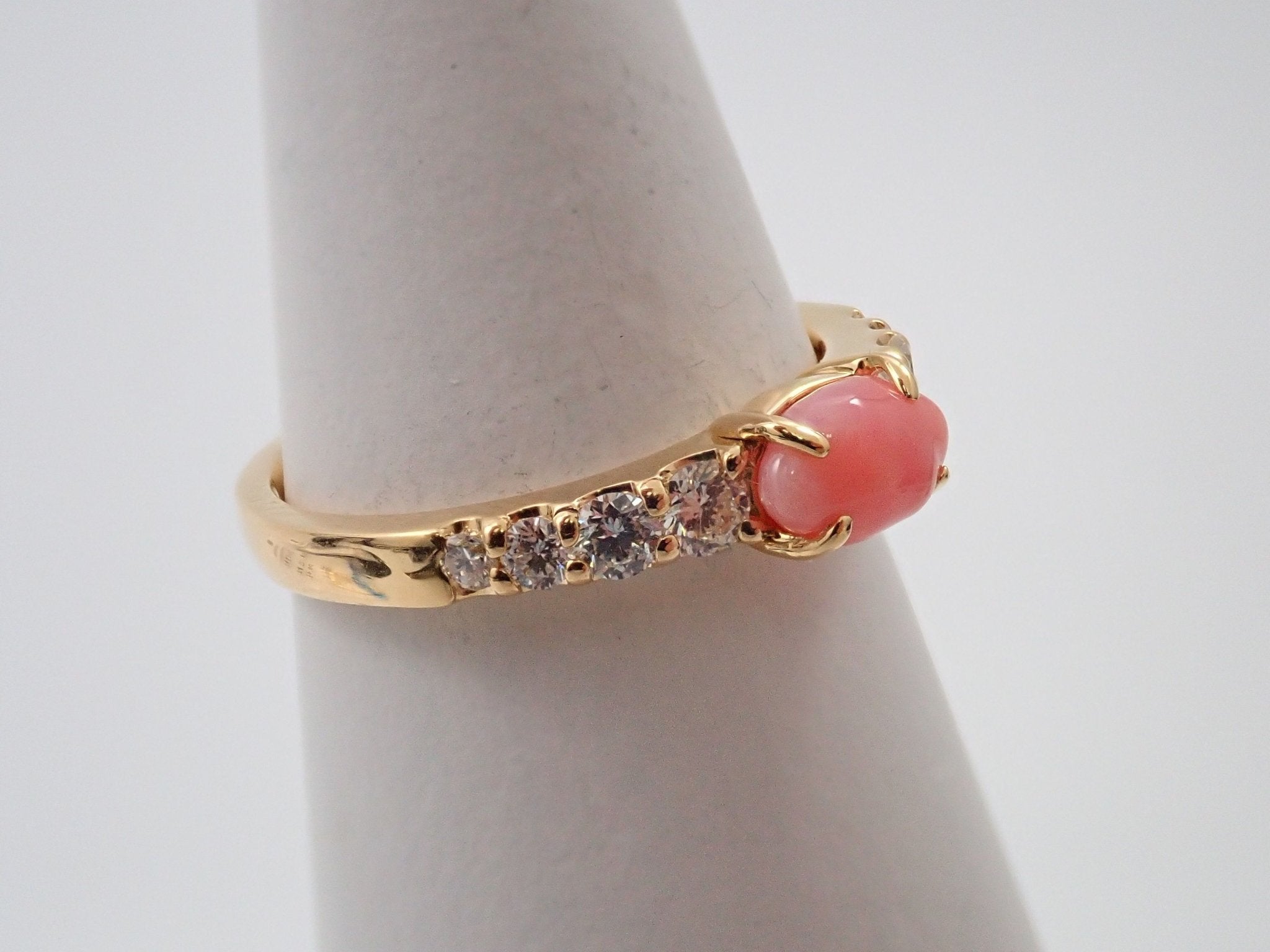 K18コンクパール0.701ct リング - KARATZ STORE|カラッツSTORE