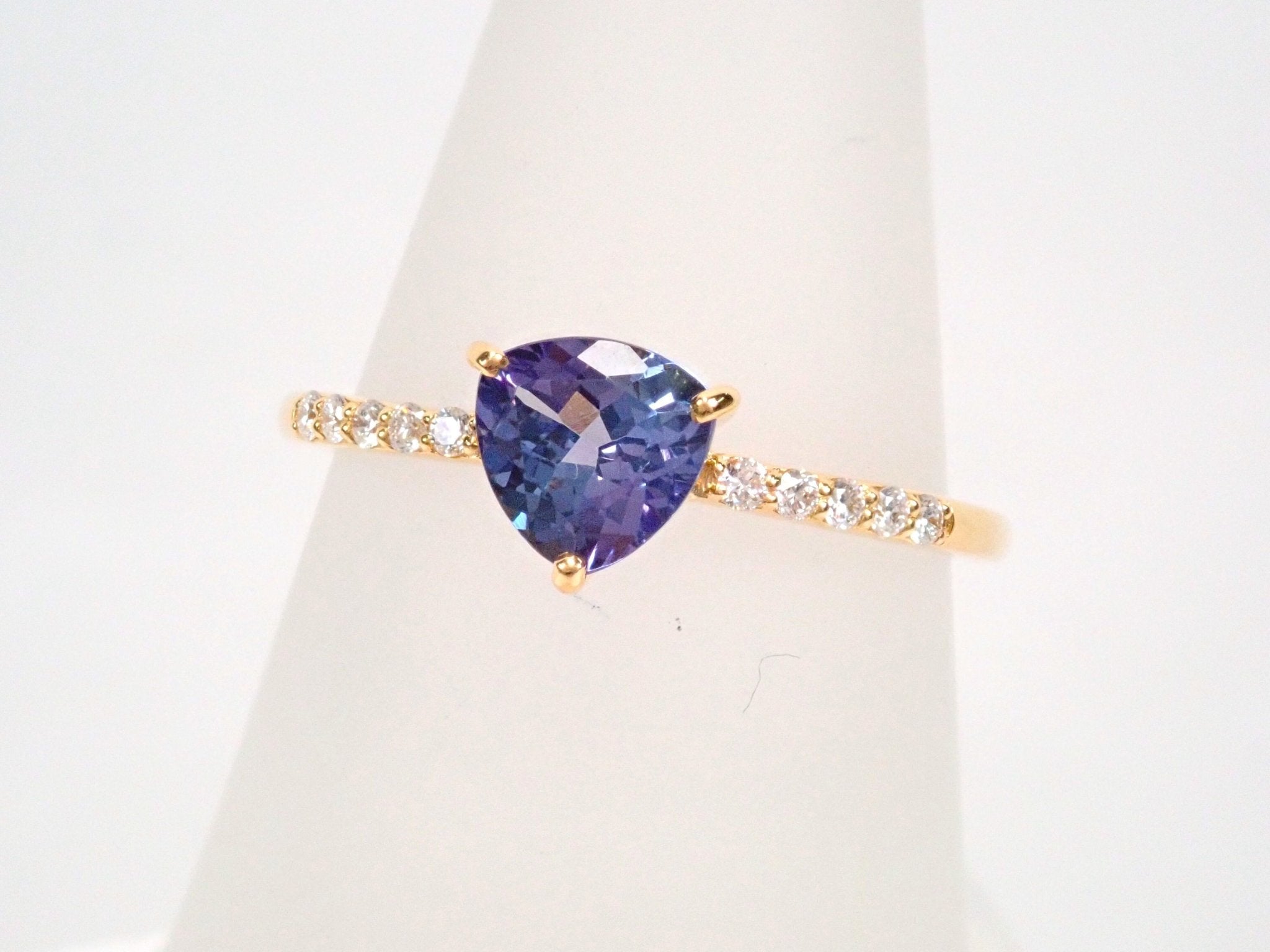 K18バイカラータンザナイト0.72ct リング - KARATZ STORE|カラッツSTORE