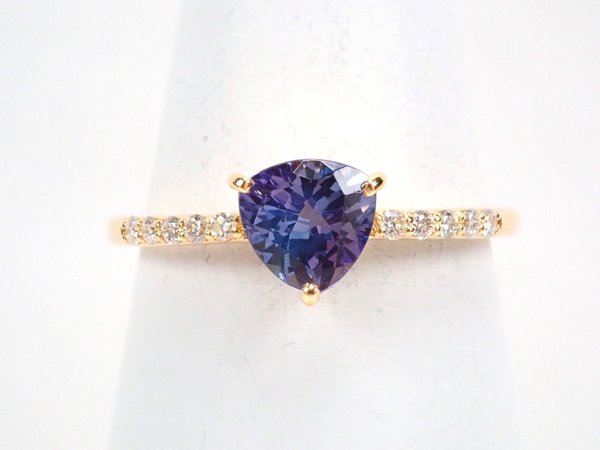 K18バイカラータンザナイト0.72ct リング - KARATZ STORE|カラッツSTORE