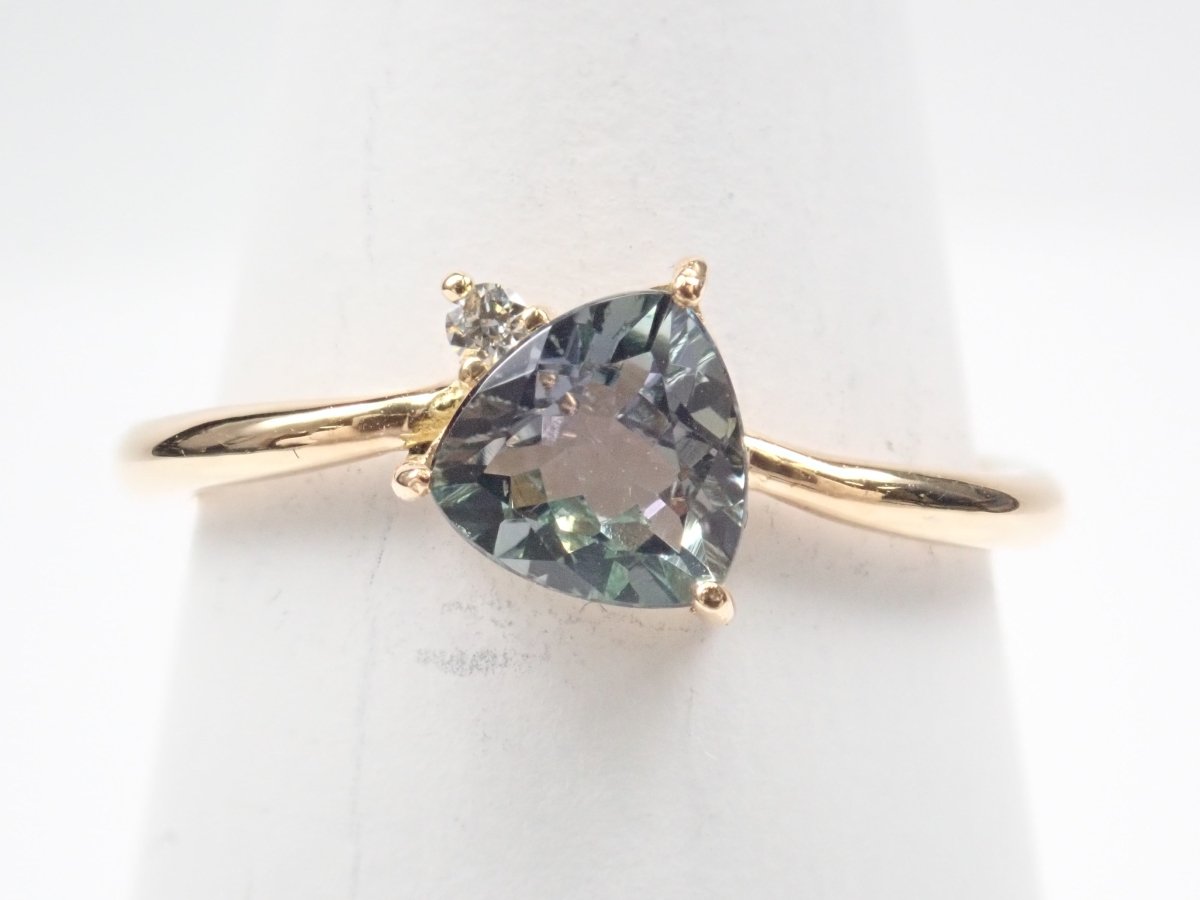 K18バイカラーゾイサイト0.77ct リング(バイカラータンザナイト) - カラッツSTORE