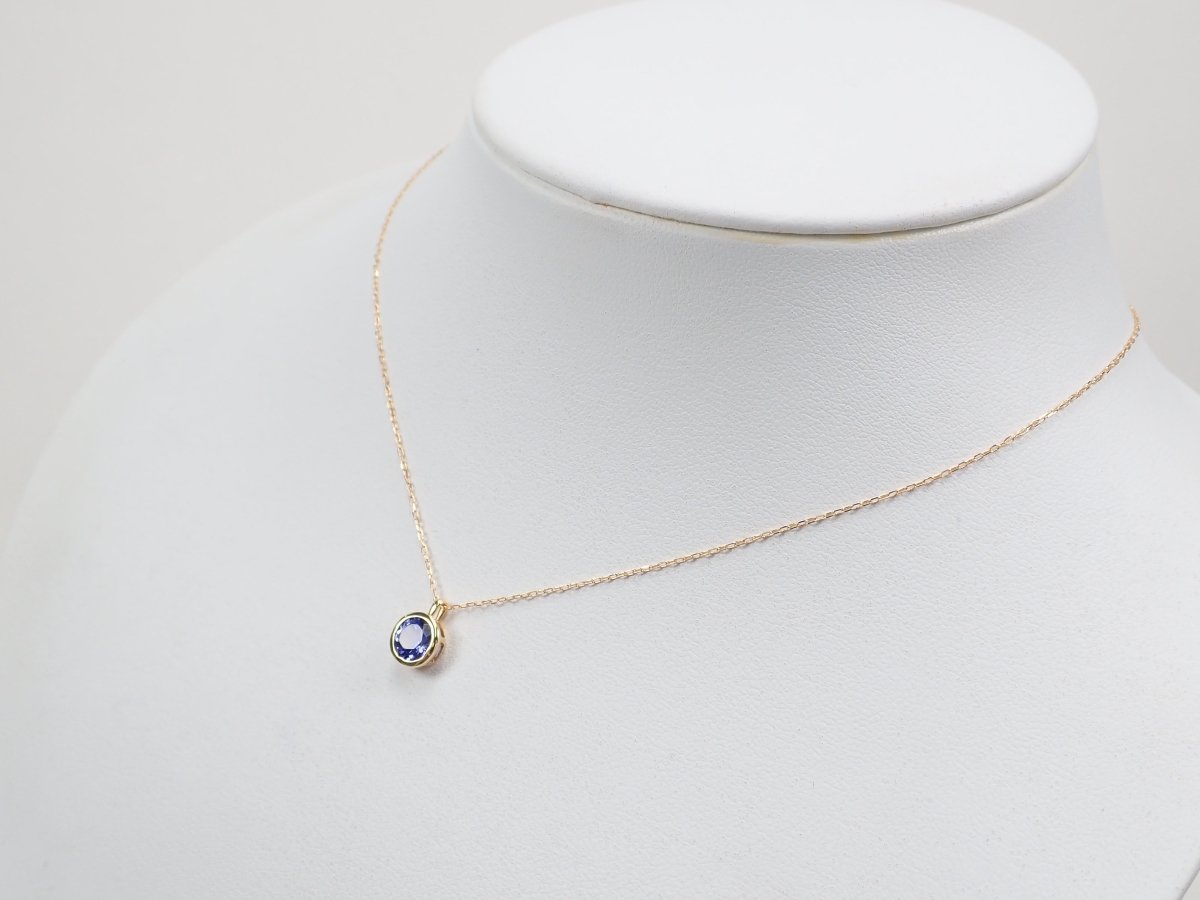 K18タンザナイト0.78ct ペンダント(ネックレス) - カラッツSTORE