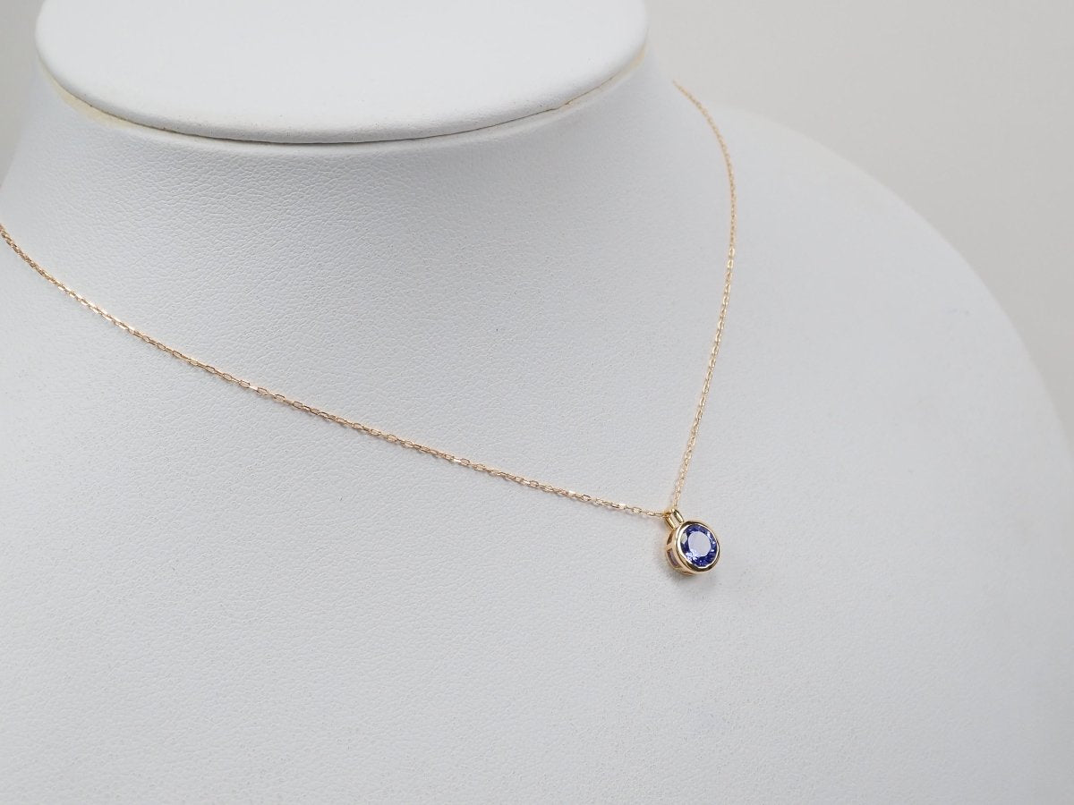 K18タンザナイト0.78ct ペンダント(ネックレス) - カラッツSTORE