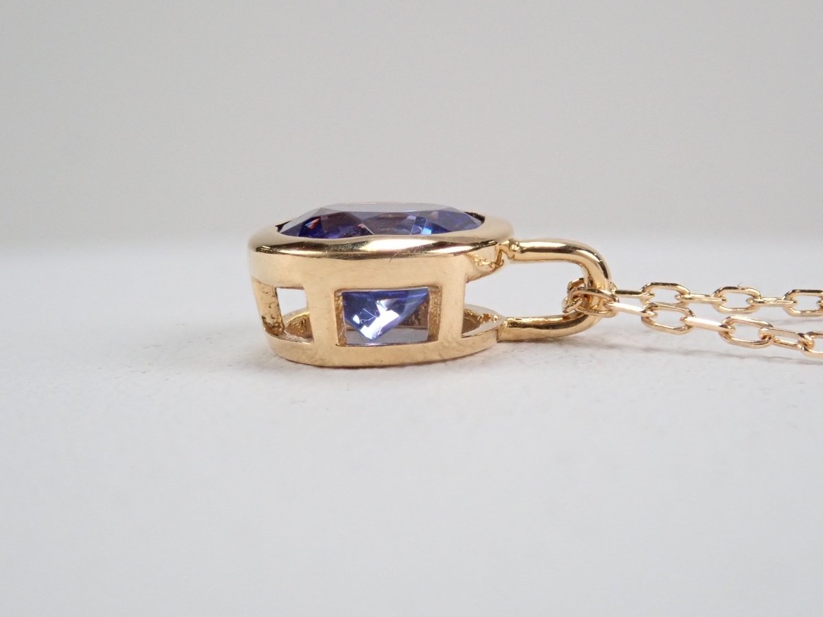K18タンザナイト0.78ct ペンダント(ネックレス) - カラッツSTORE