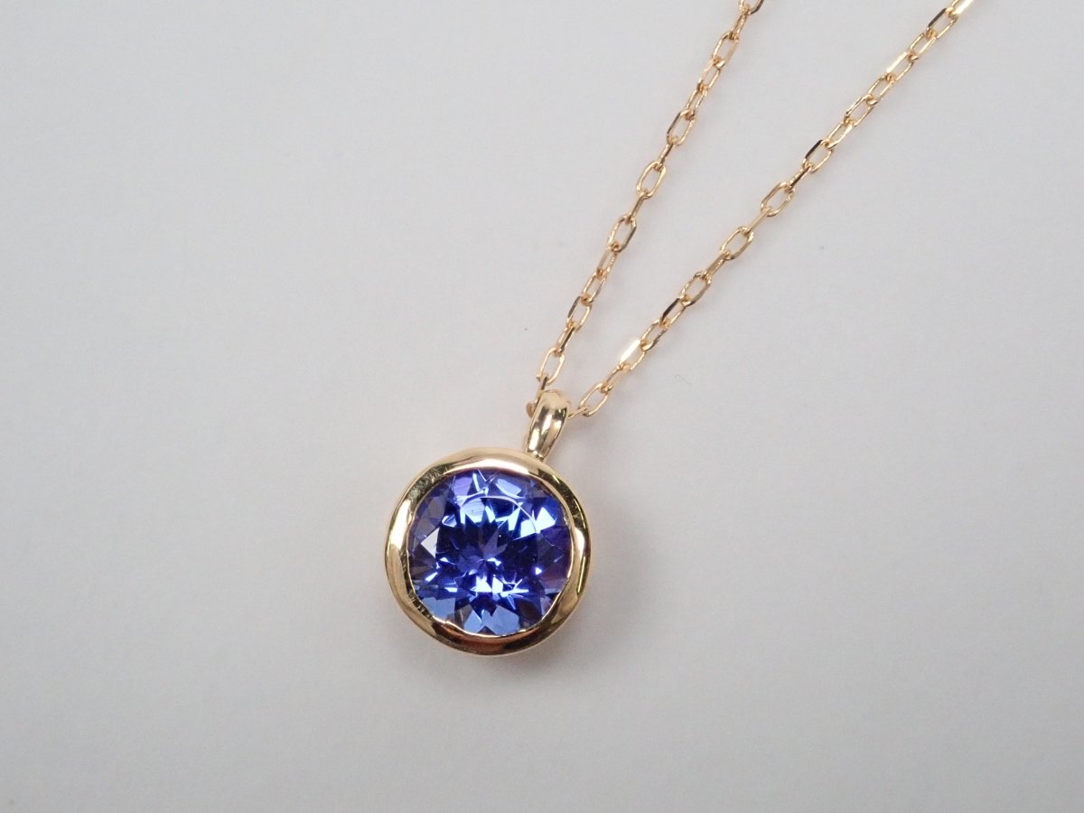 K18タンザナイト0.78ct ペンダント(ネックレス) - カラッツSTORE