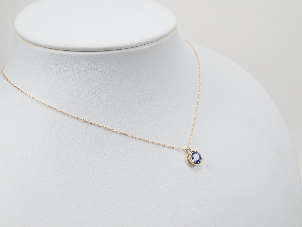 K18タンザナイト0.78ct ペンダント(ネックレス) - カラッツSTORE