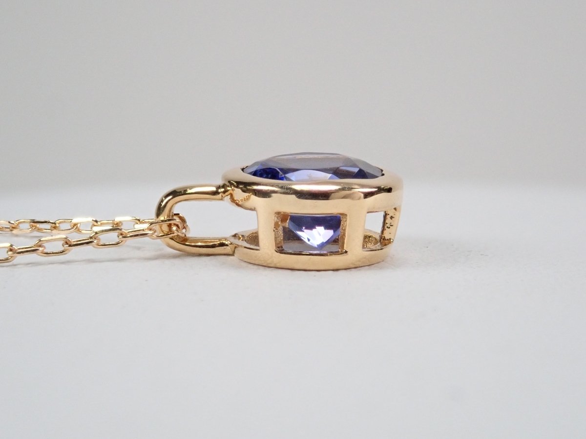 K18タンザナイト0.78ct ペンダント(ネックレス) - カラッツSTORE