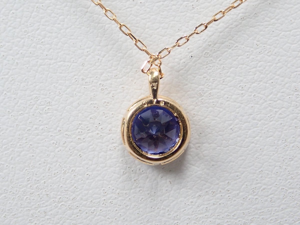 K18タンザナイト0.78ct ペンダント(ネックレス) - カラッツSTORE