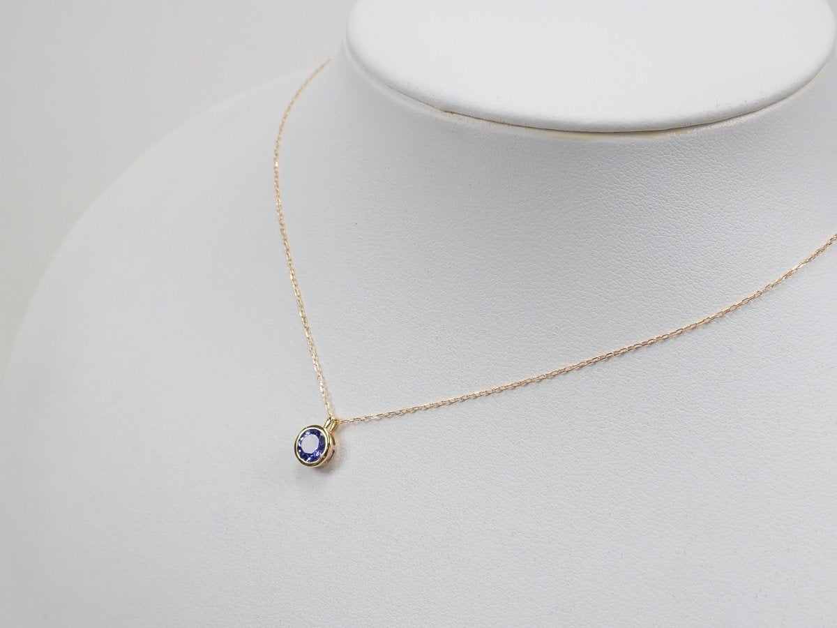K18タンザナイト0.78ct ペンダント(ネックレス) - カラッツSTORE