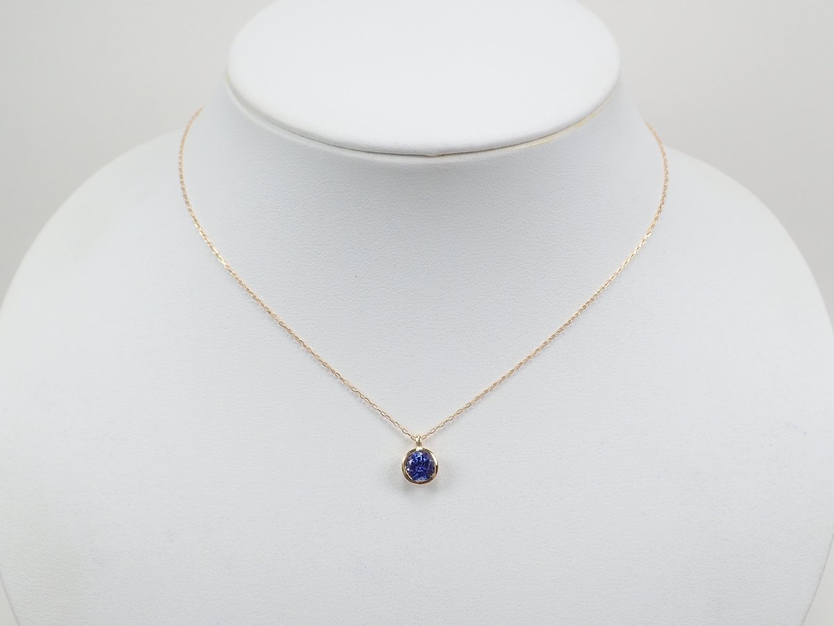 K18タンザナイト0.78ct ペンダント(ネックレス) - カラッツSTORE