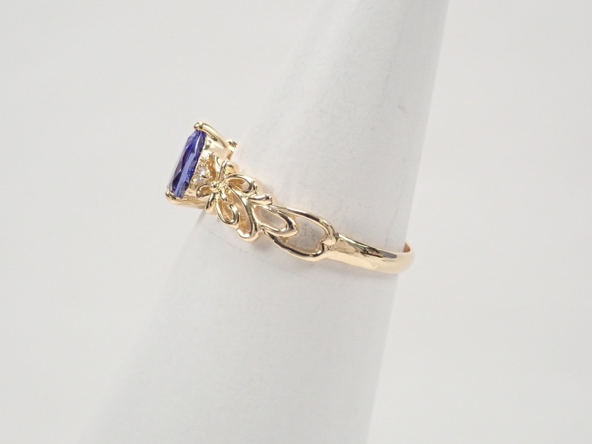 K18タンザナイト0.78ct リング - KARATZ STORE|カラッツSTORE