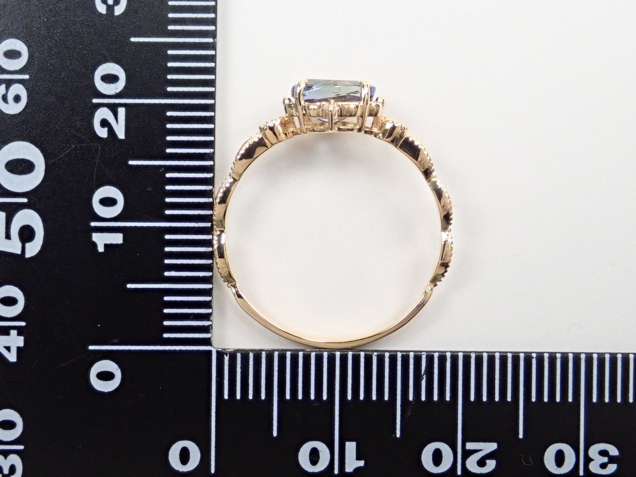 K18バイカラータンザナイト0.84ct ダイヤモンドリング - KARATZ STORE|カラッツSTORE
