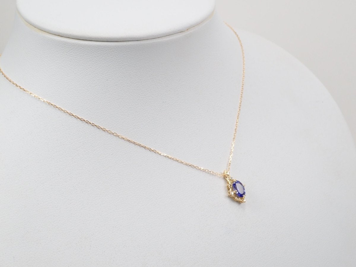K18タンザナイト0.85ct ペンダント(ネックレス) - カラッツSTORE