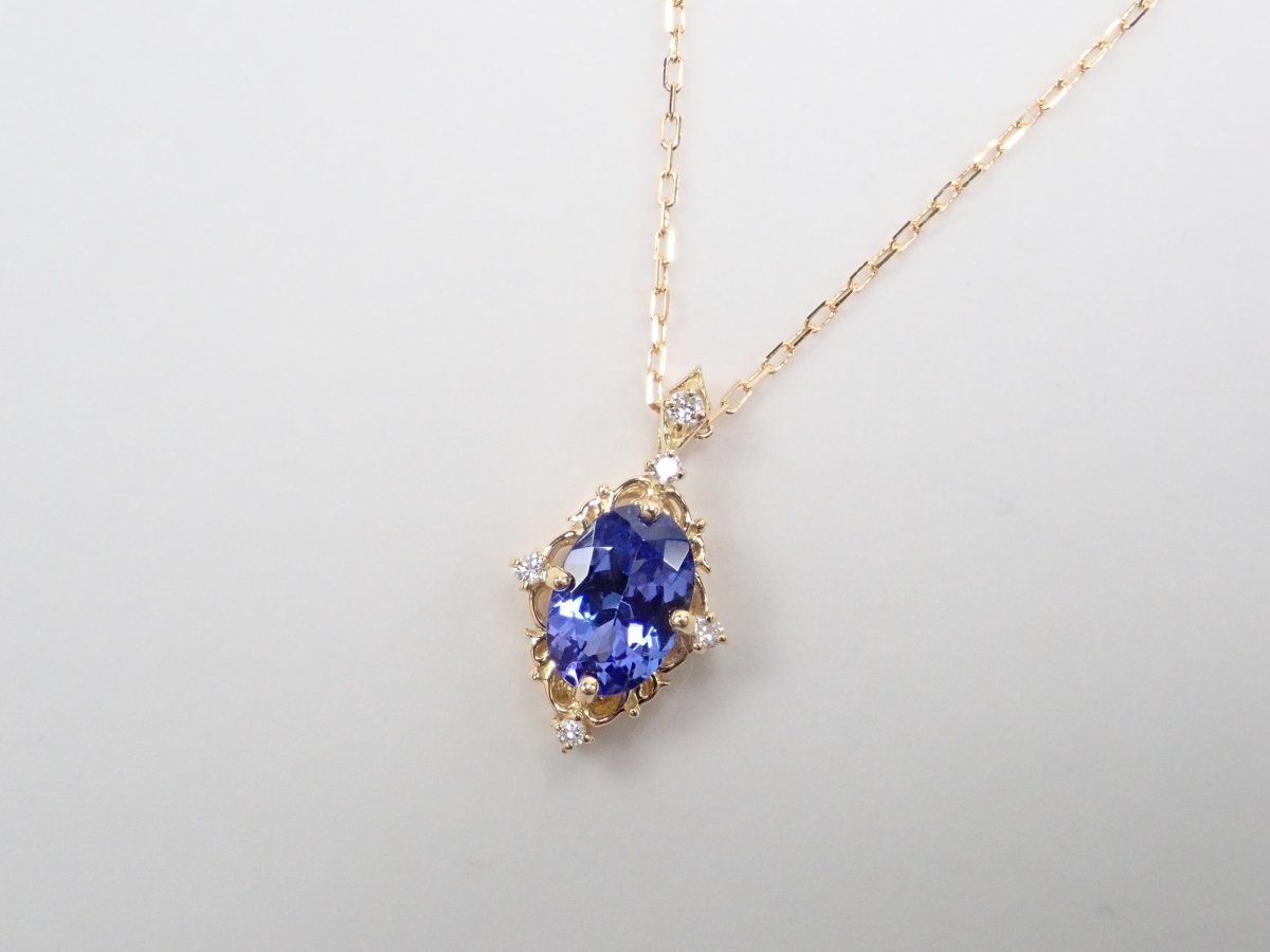 K18タンザナイト0.85ct ペンダント(ネックレス) - カラッツSTORE