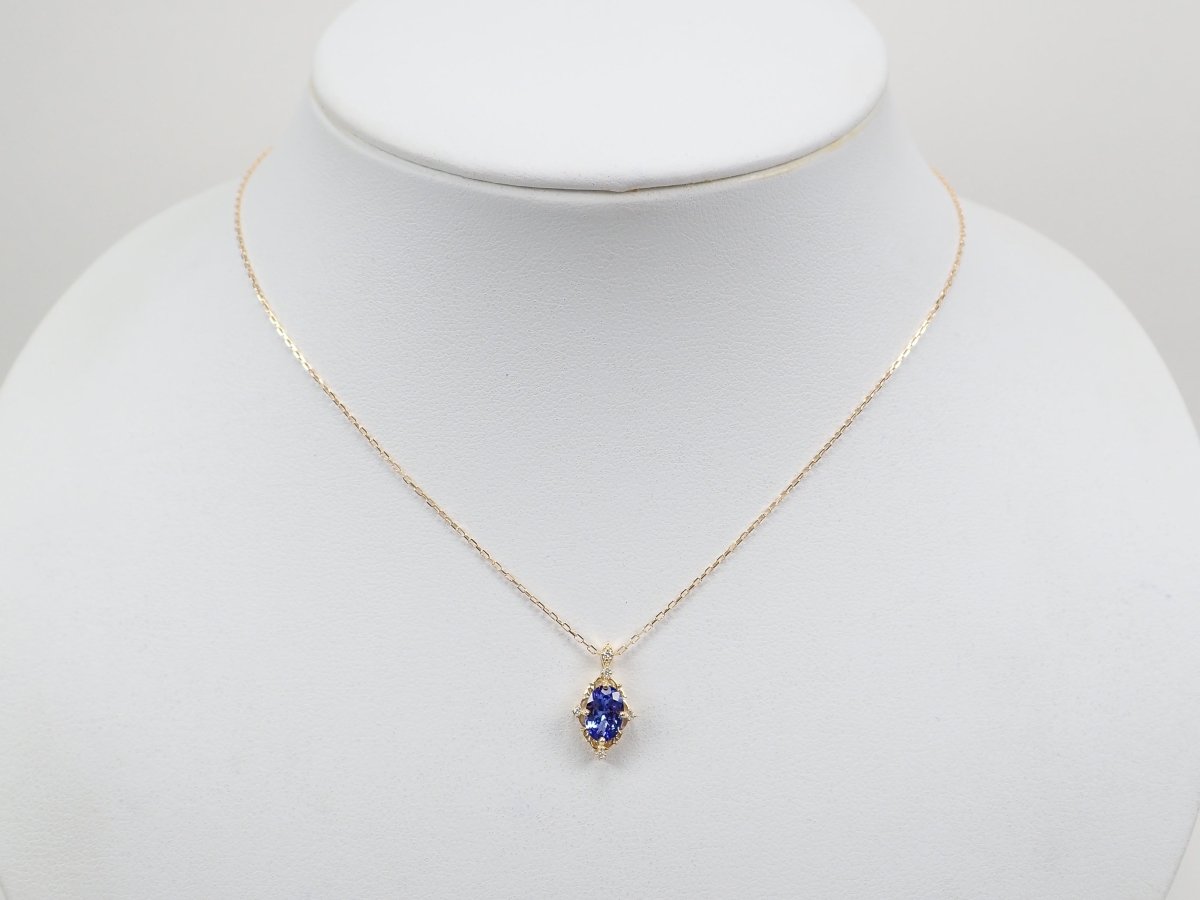 K18タンザナイト0.85ct ペンダント(ネックレス) - カラッツSTORE