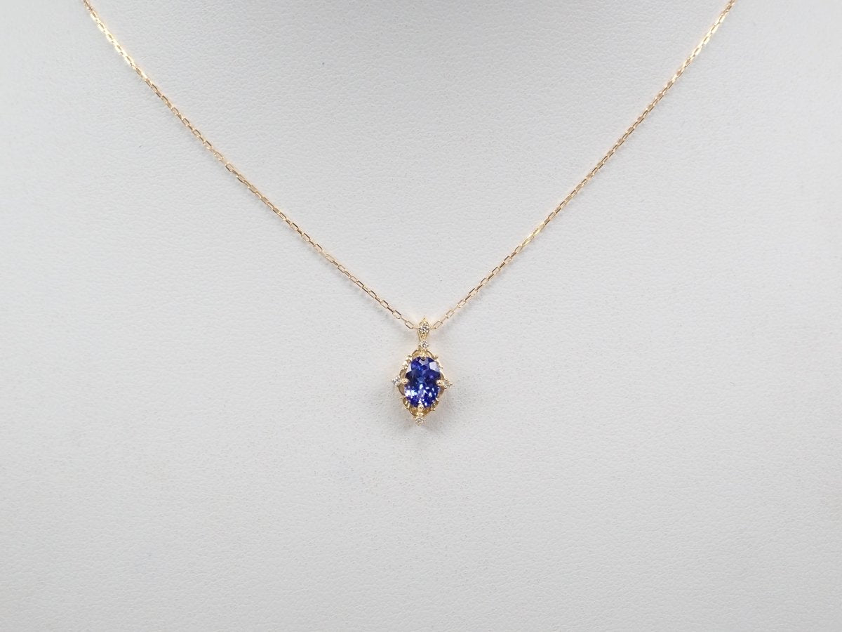 K18タンザナイト0.85ct ペンダント(ネックレス) - カラッツSTORE