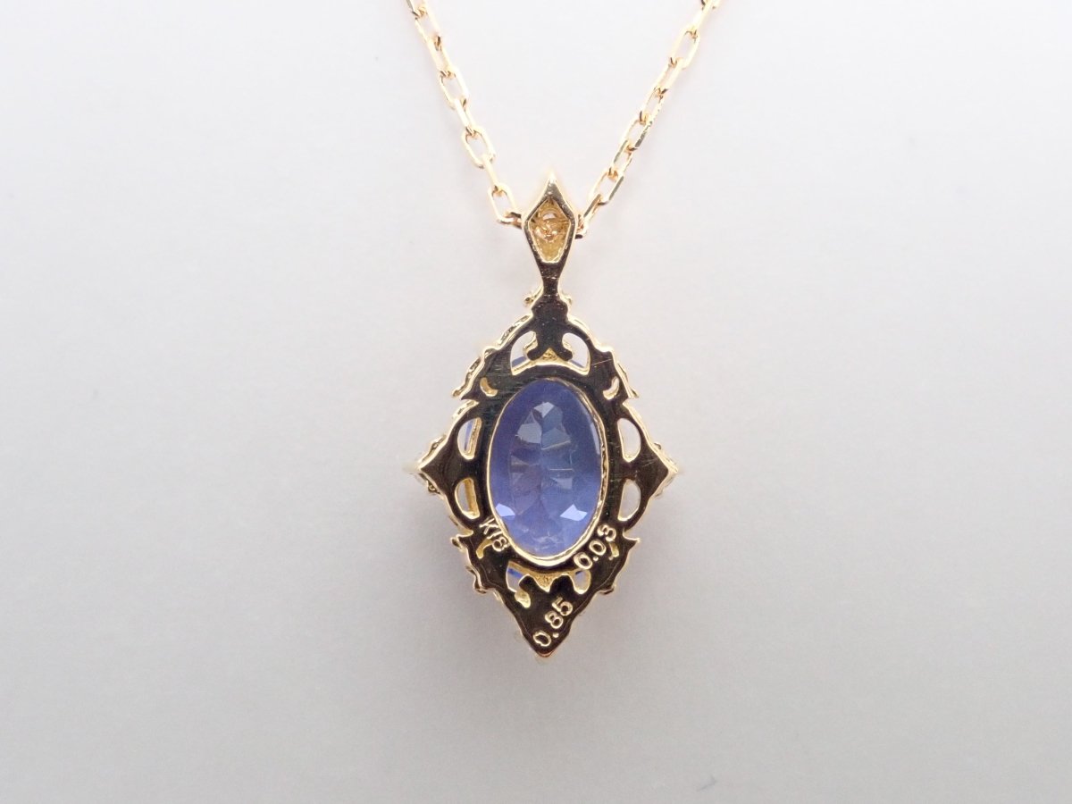 K18タンザナイト0.85ct ペンダント(ネックレス) - カラッツSTORE