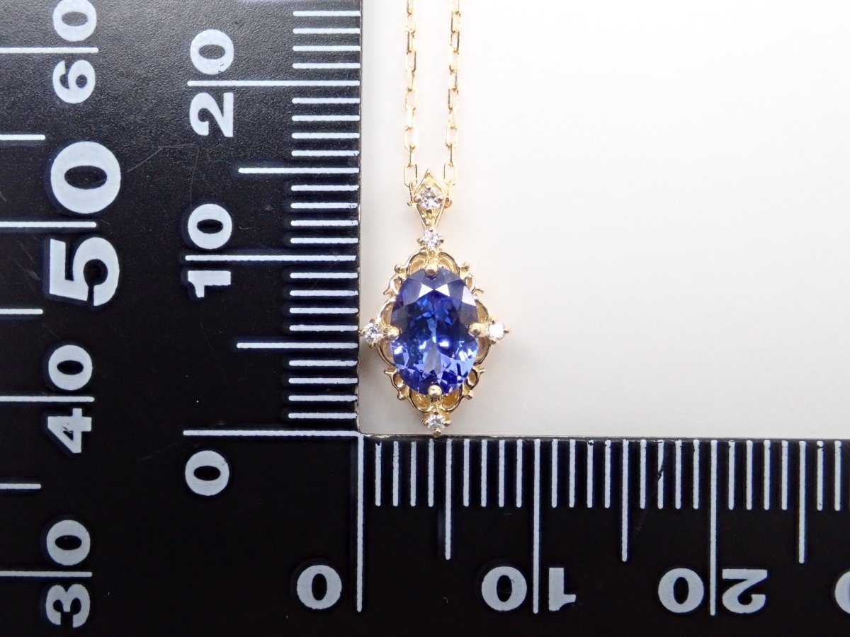 K18タンザナイト0.85ct ペンダント(ネックレス) - カラッツSTORE